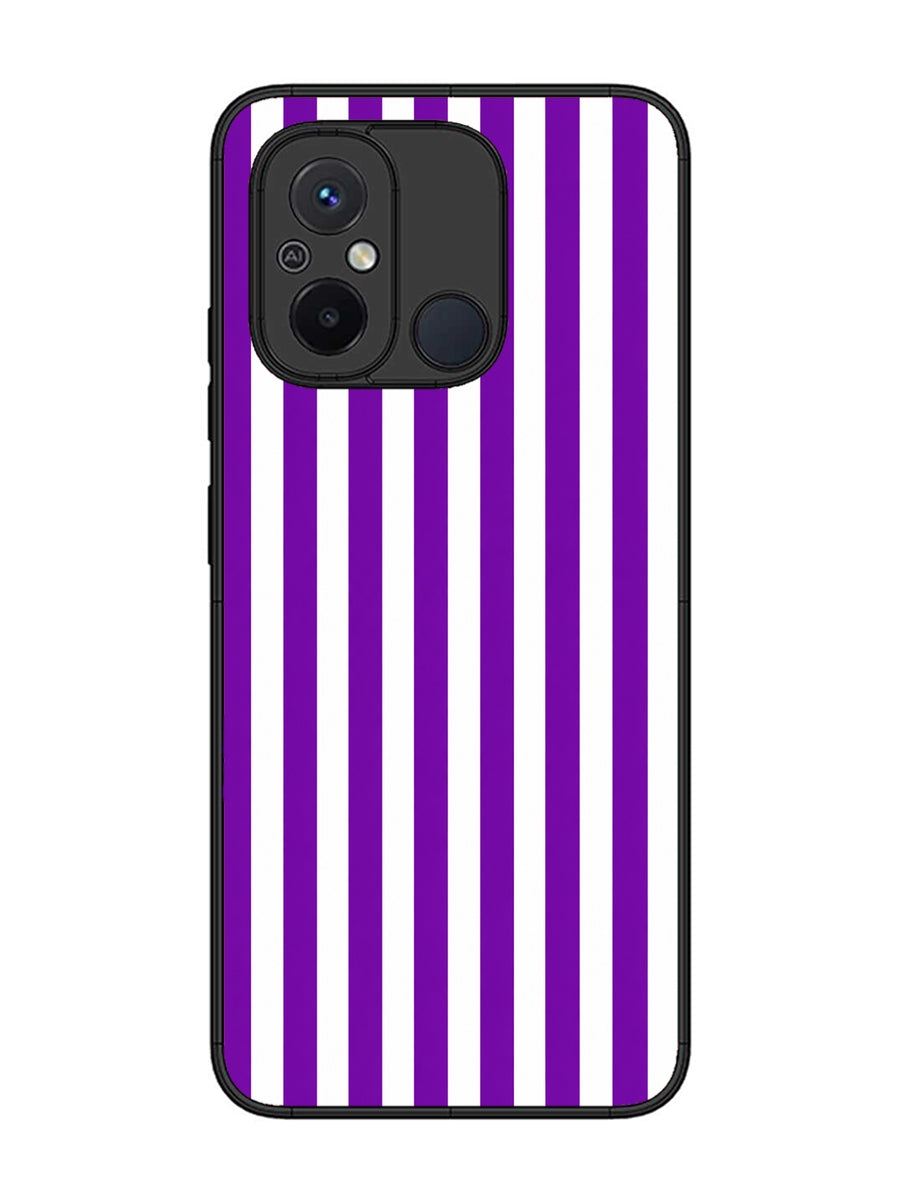 XIAOMI Redmi 12C Vertical Stripes Vivid Purple