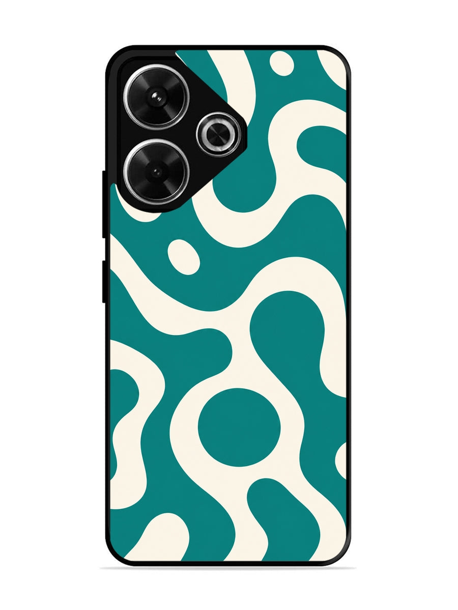 XIAOMI Redmi 13 5G Fluid wave pattern Teal Green