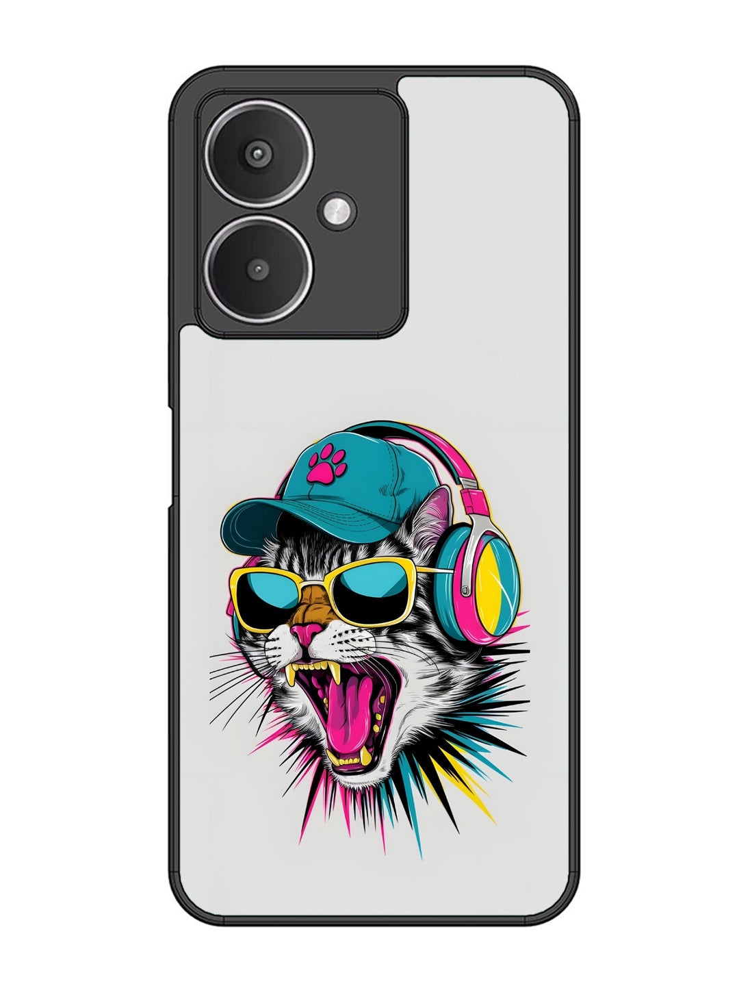 XIAOMI Redmi 13C 5G Neon Pop Art DJ Cat Vibe