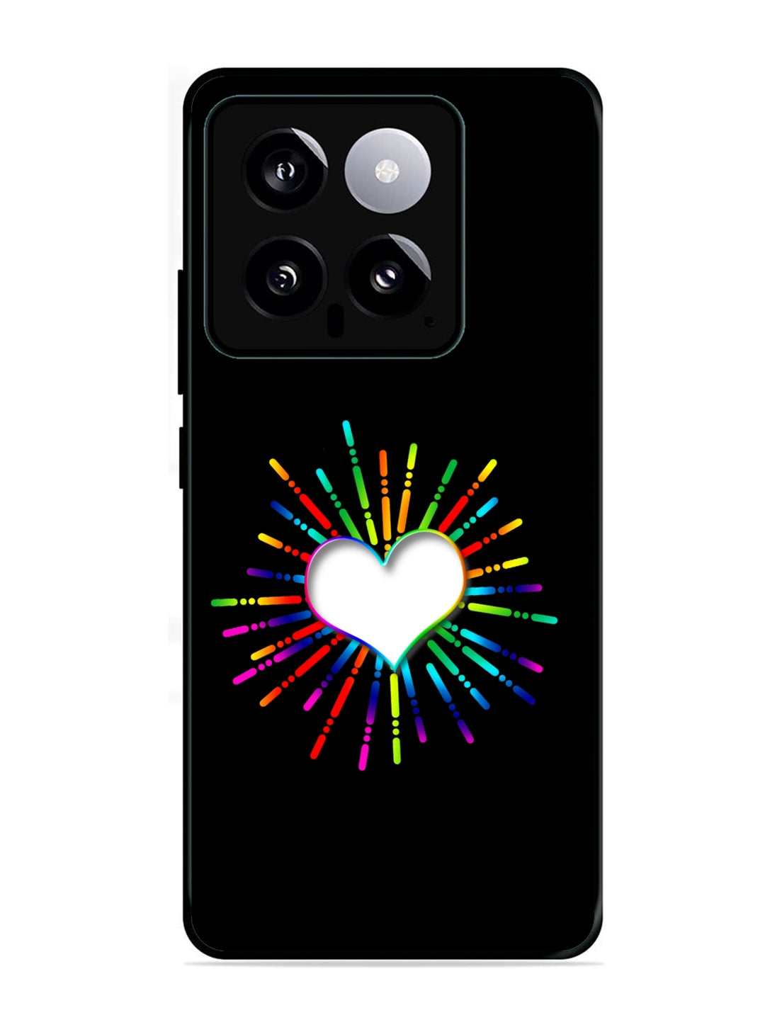XIAOMI Redmi 14 5G Colourful Heart on Black