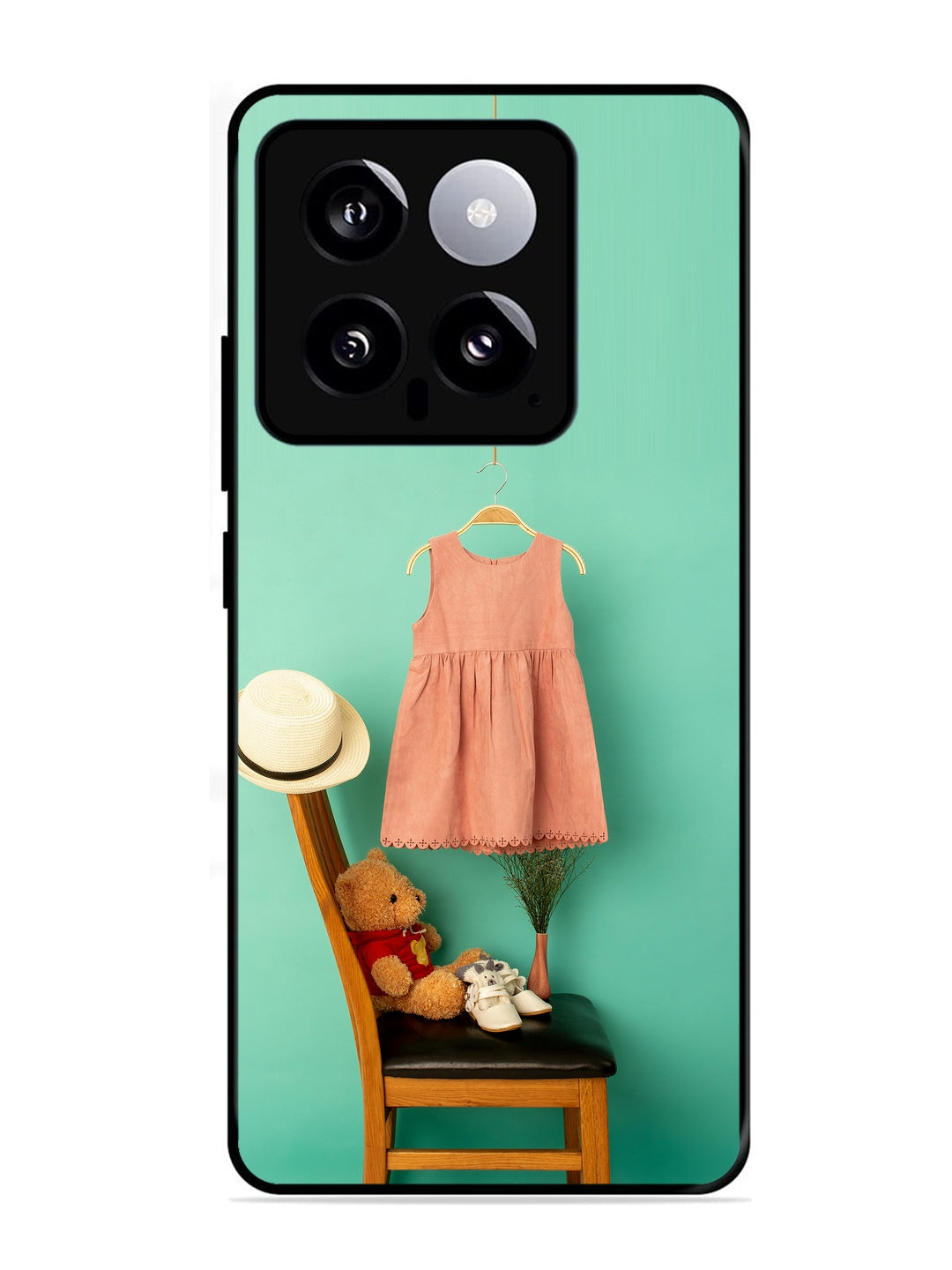 XIAOMI Redmi 14 5G Trendy dress for girl near toy bear