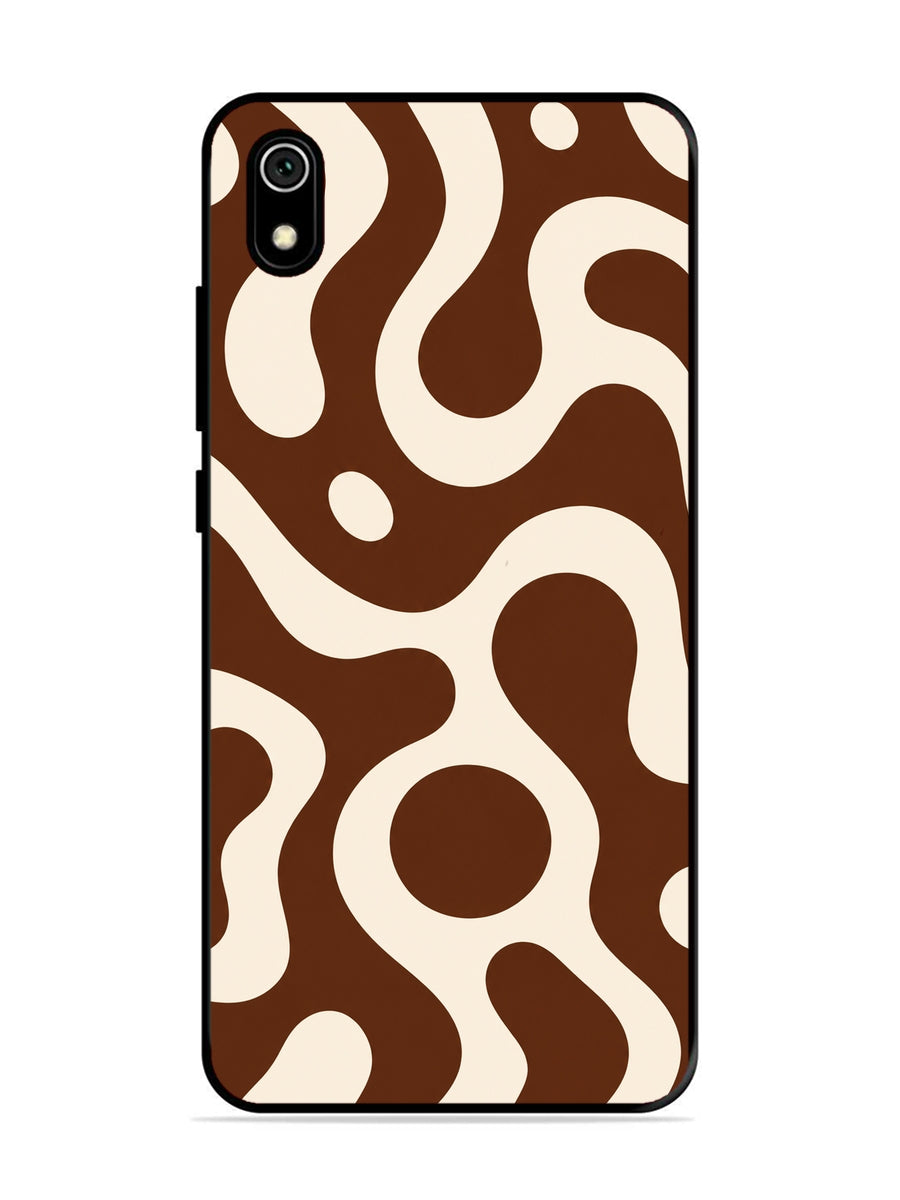 XIAOMI Redmi 7A Fluid wave pattern Dark Chocolate