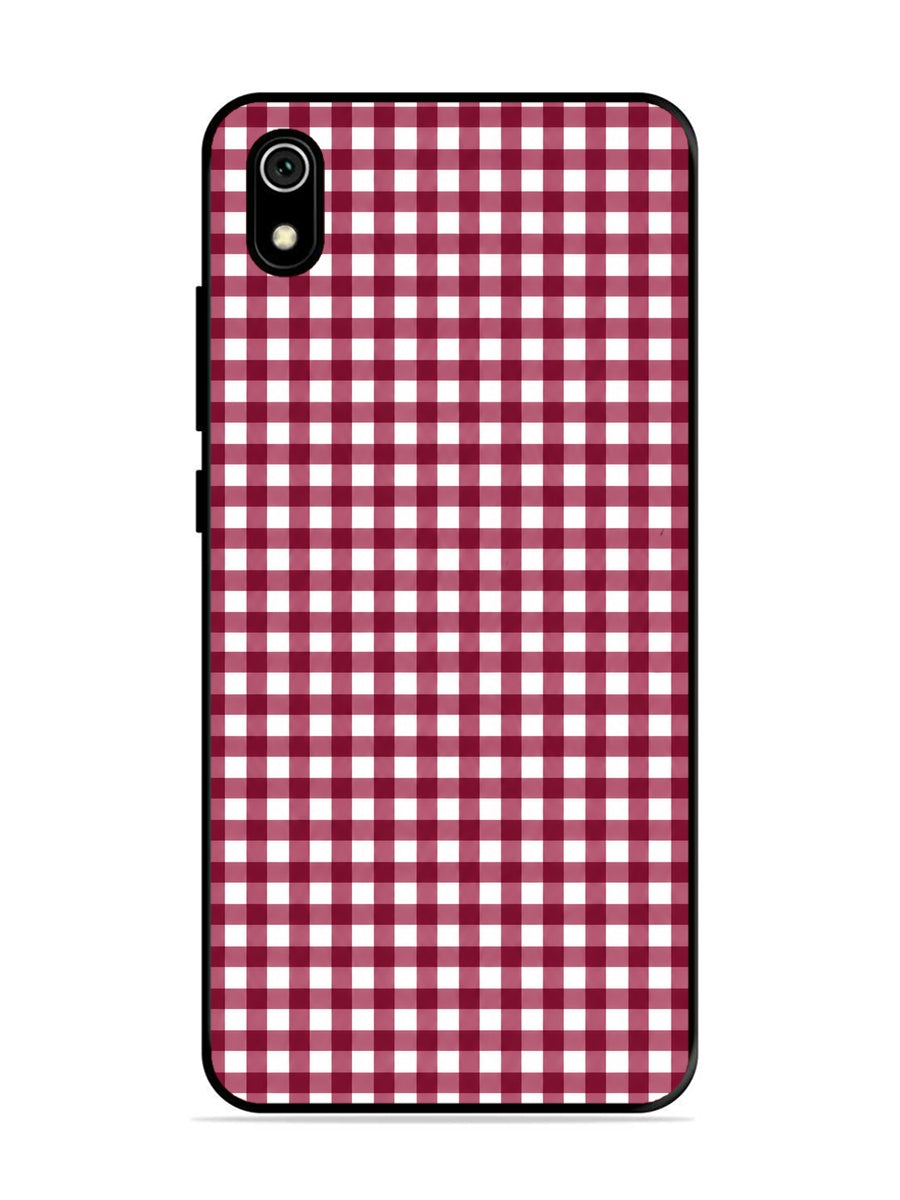 XIAOMI Redmi 7A Gingham Checks Wine Red