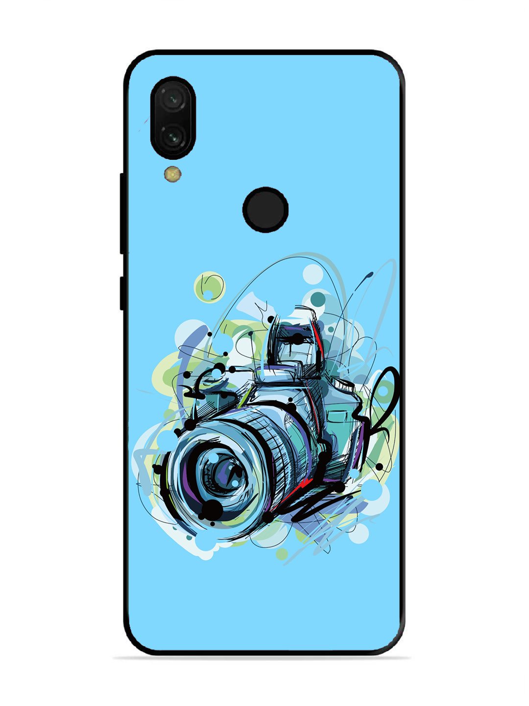 Xiaomi Redmi 7 Camera Blue Background