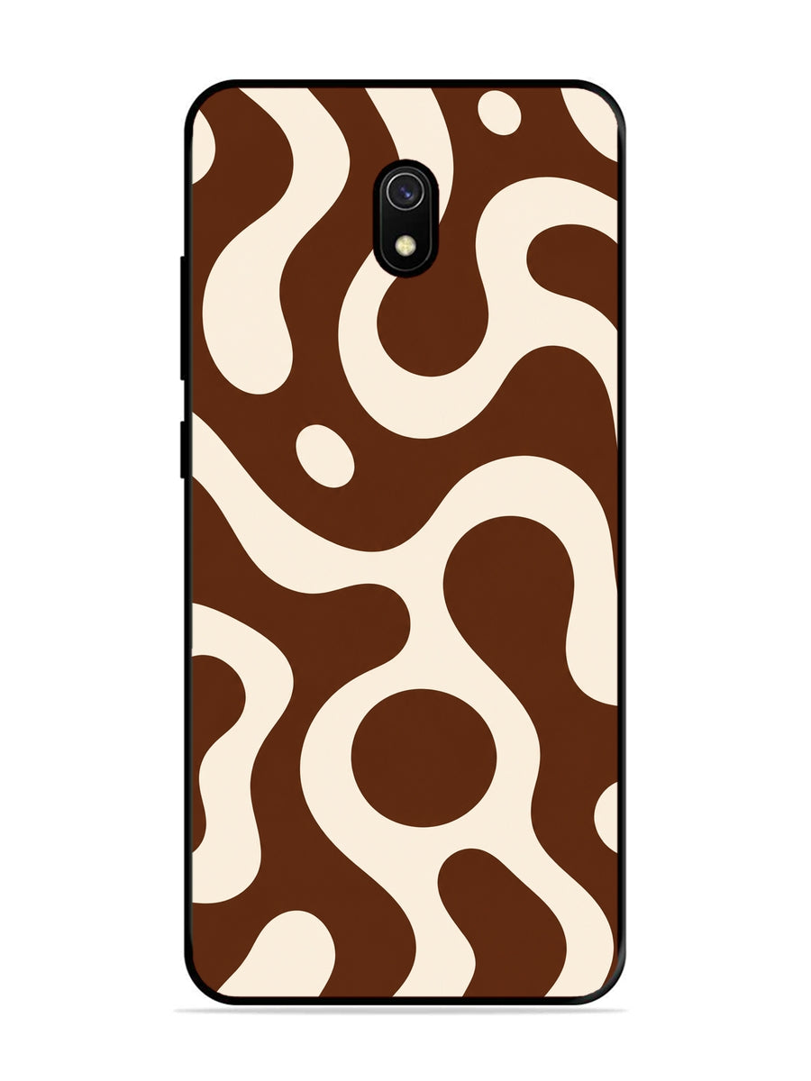 XIAOMI Redmi 8A Fluid wave pattern Dark Chocolate