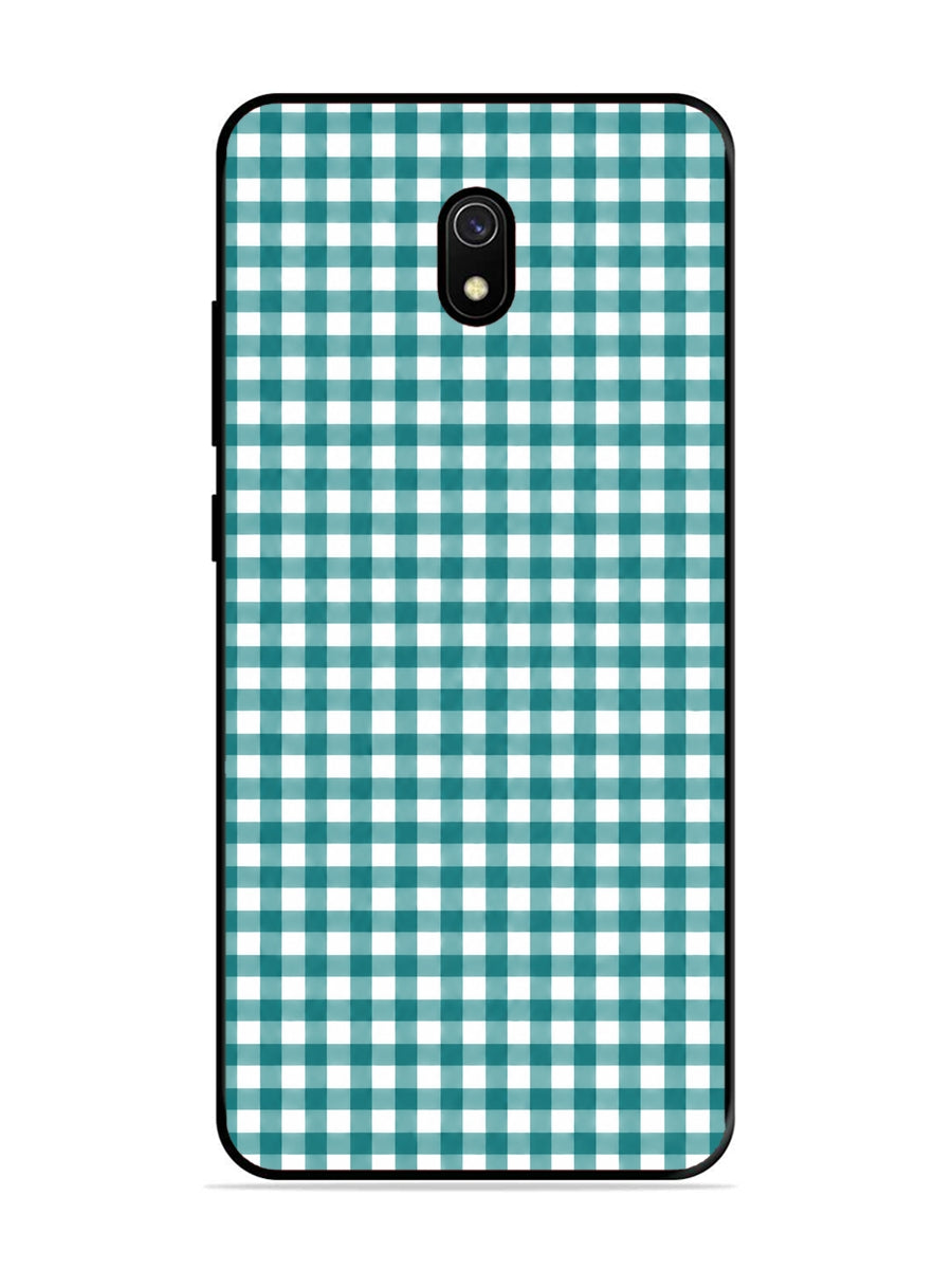 XIAOMI Redmi 8A Gingham Checks Teal Gree