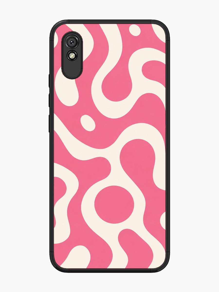 XIAOMI Redmi 9A Fluid wave pattern Pink