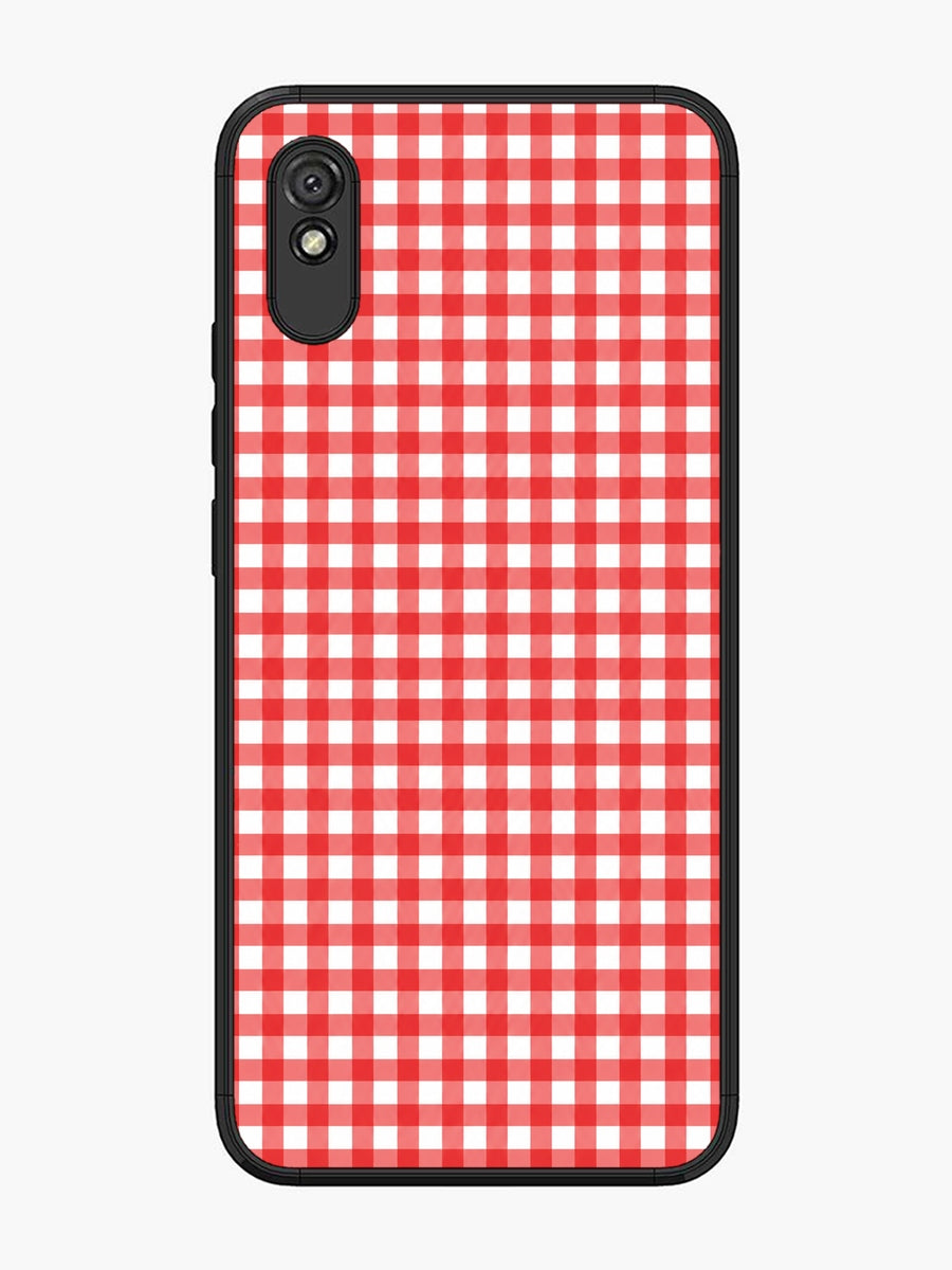 XIAOMI Redmi 9A Gingham Checks Red
