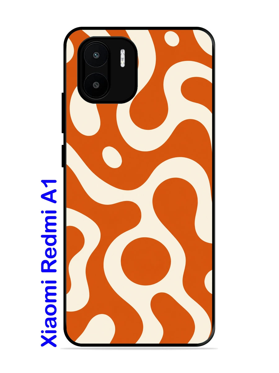 XIAOMI Redmi A1 Fluid wave pattern Orange