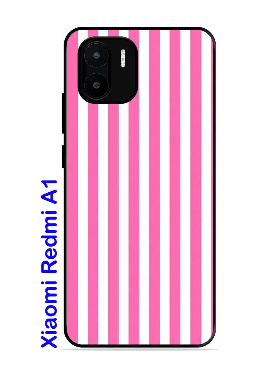 XIAOMI Redmi A1 Vertical Stripes Hot Pink