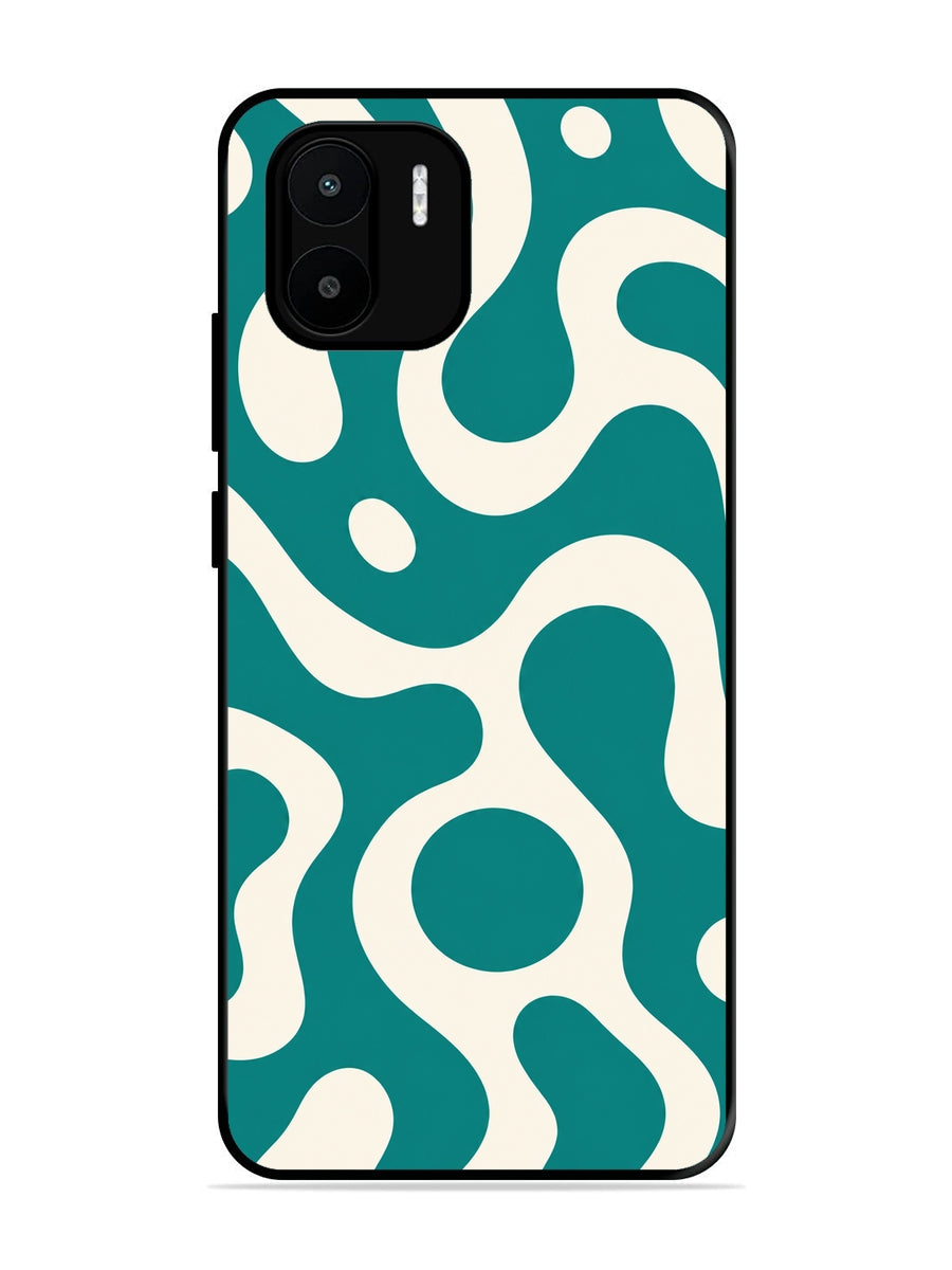 XIAOMI Redmi A2 Fluid wave pattern Teal Green