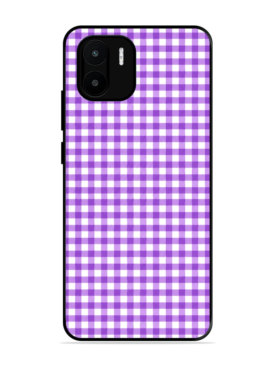 XIAOMI Redmi A2 Gingham Checks purple