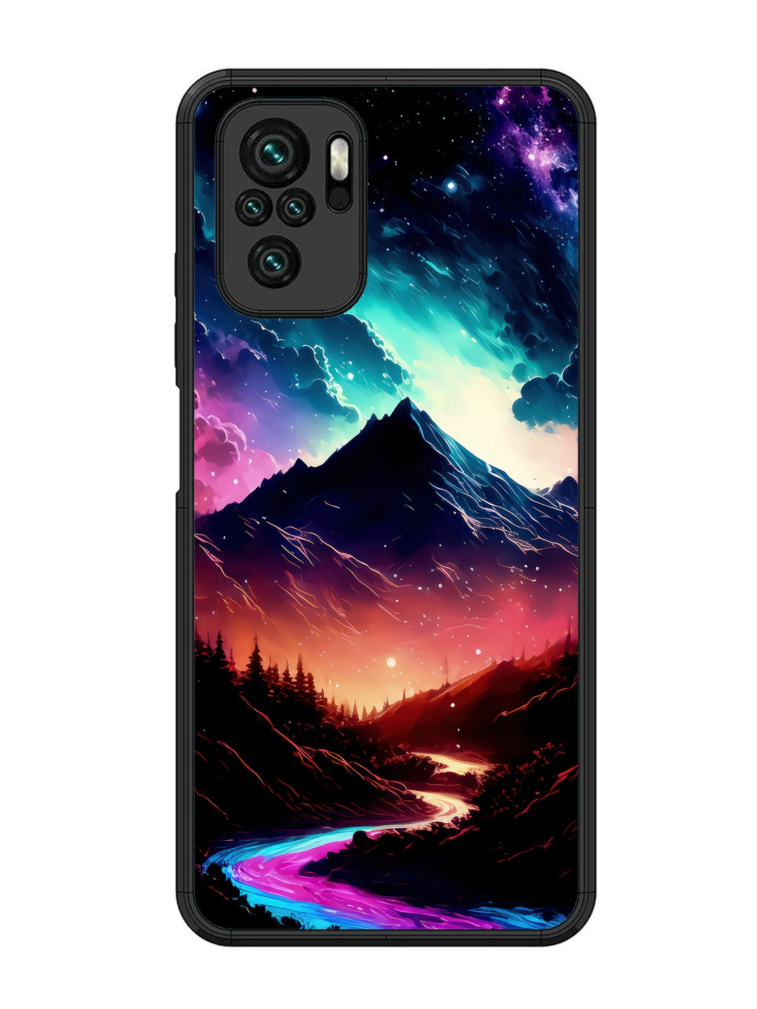 XIAOMI Redmi Note 10 mountain-valley-Colorful-cloud-at-night