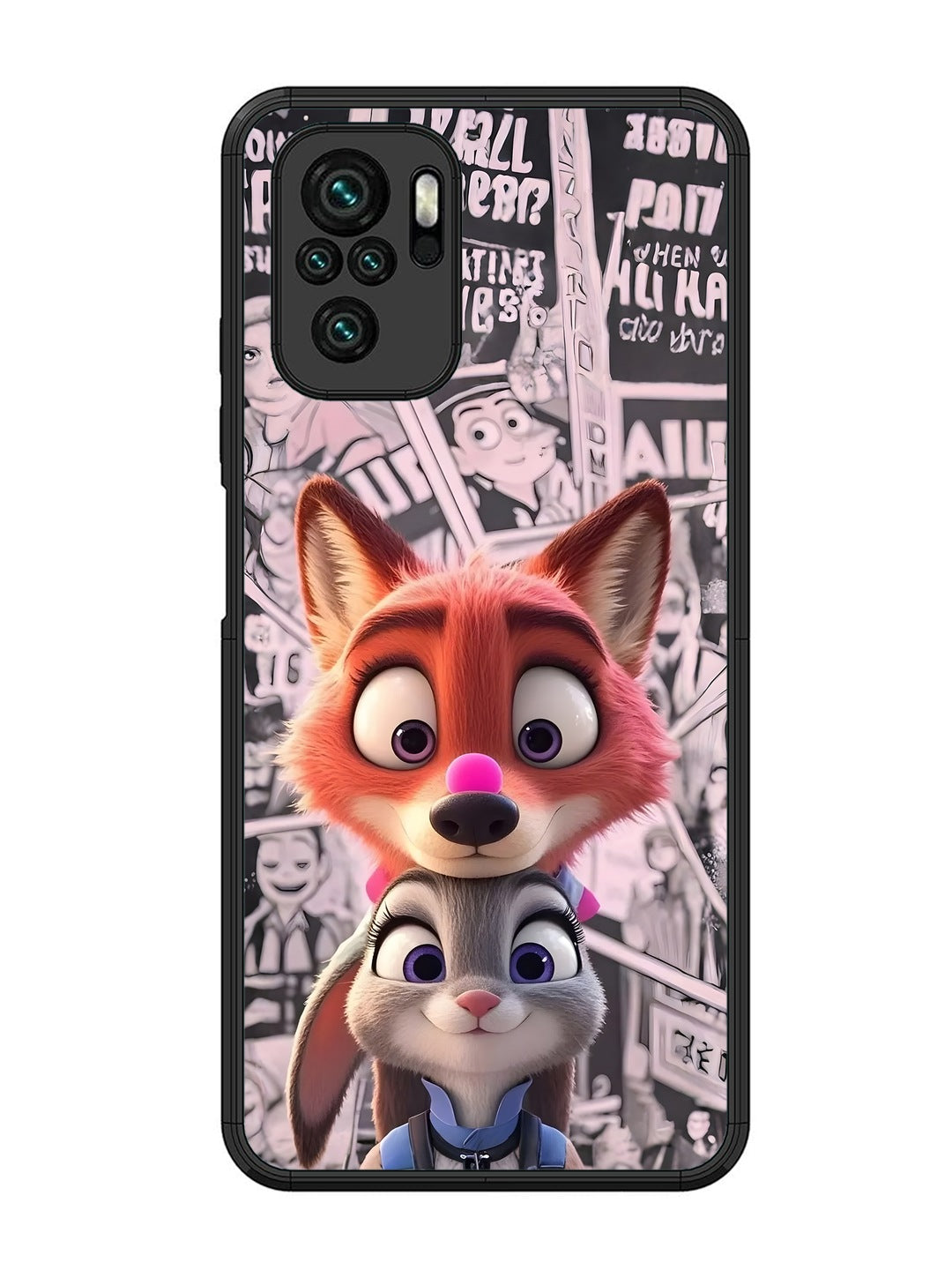 XIAOMI Redmi Note 10 Cute Nick wilde and judy hopps 2