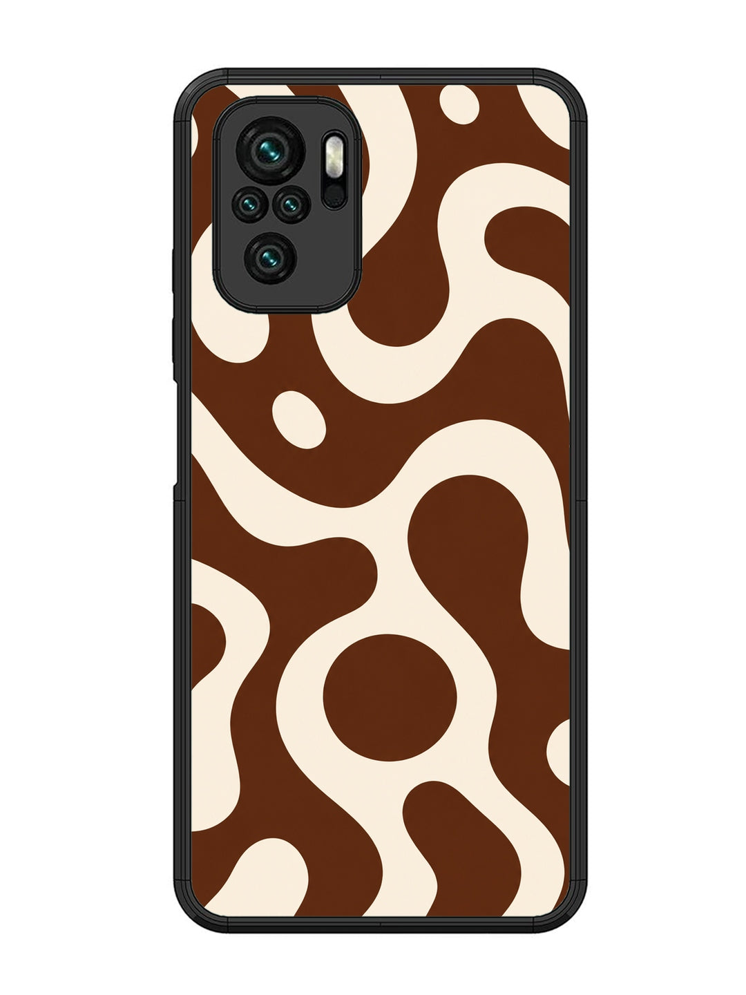 XIAOMI Redmi Note 10 Fluid wave pattern Dark Chocolate