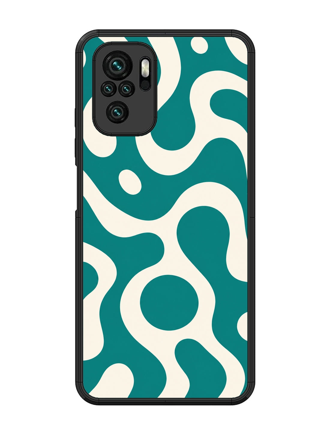 XIAOMI Redmi Note 10 Fluid wave pattern Teal Green