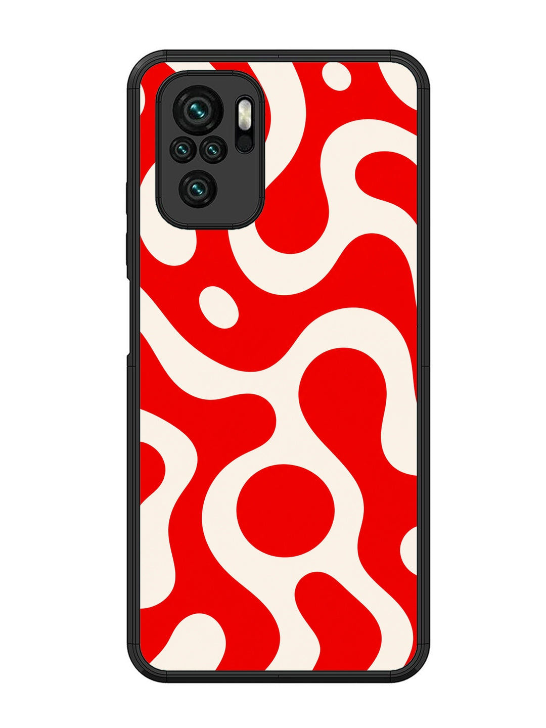 XIAOMI Redmi Note 10 Fluid wave pattern Vivid Red