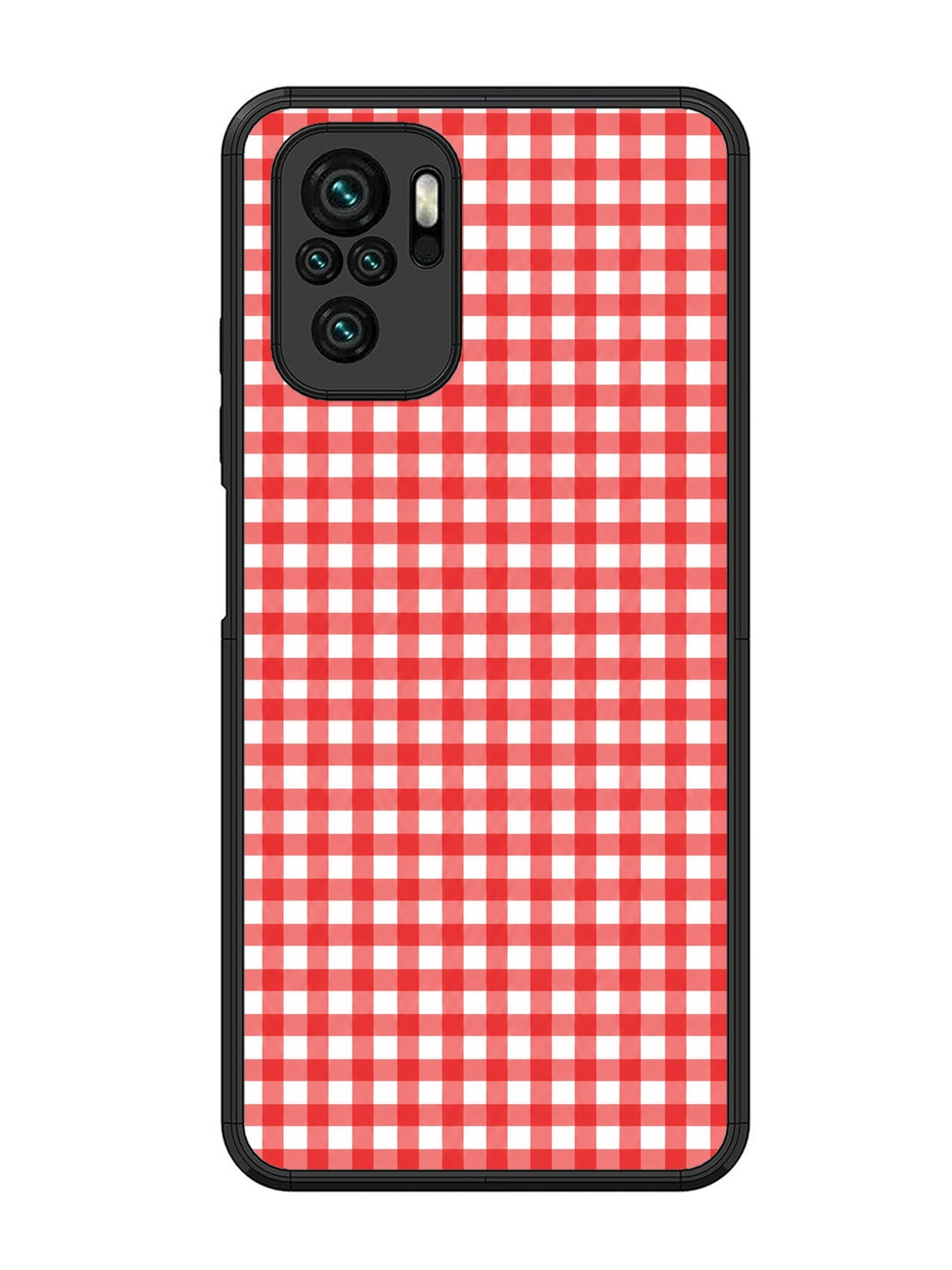 XIAOMI Redmi Note 10 Gingham Checks Red