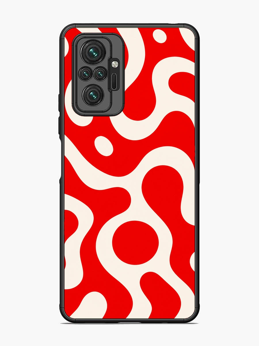 XIAOMI Redmi Note 10 Pro Fluid wave pattern Vivid Red