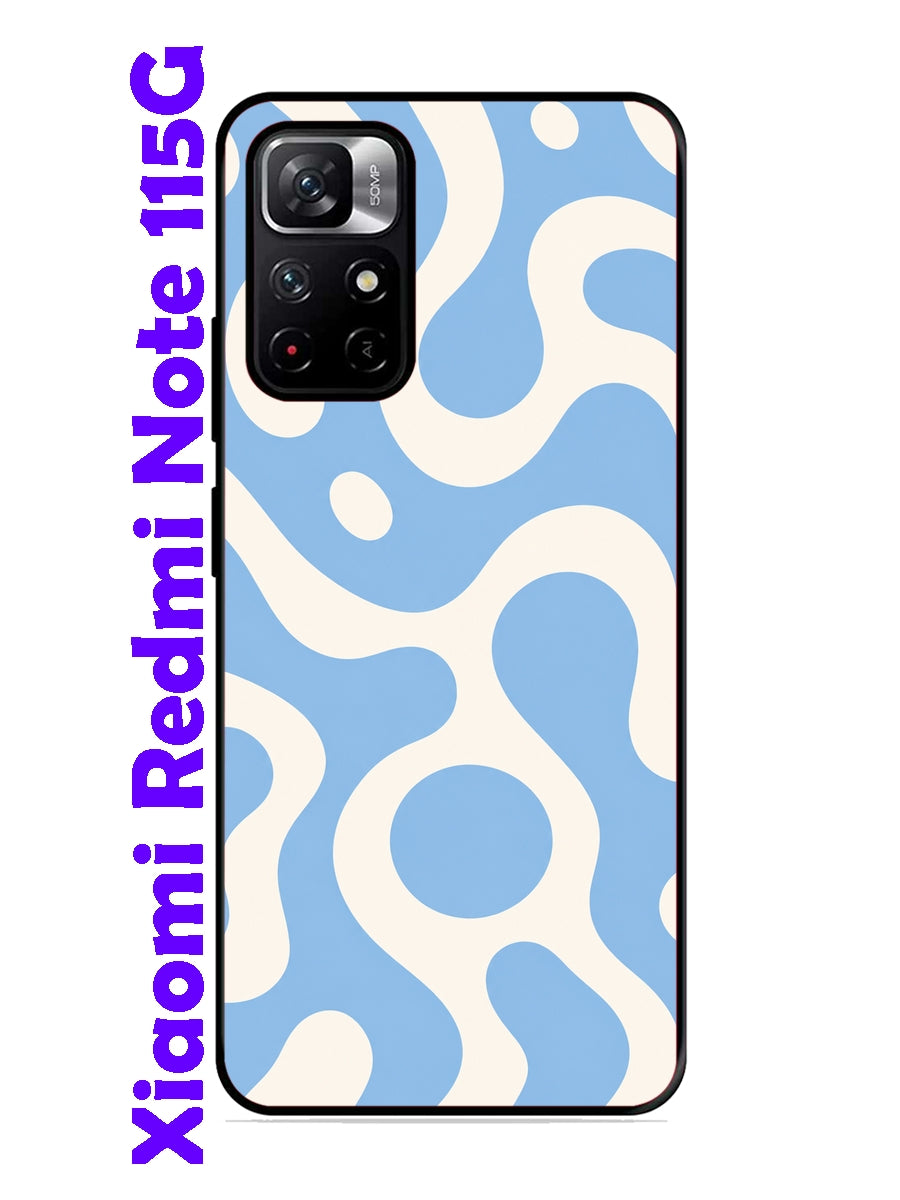 XIAOMI Redmi Note 11 5G Fluid wave pattern Sky Blue