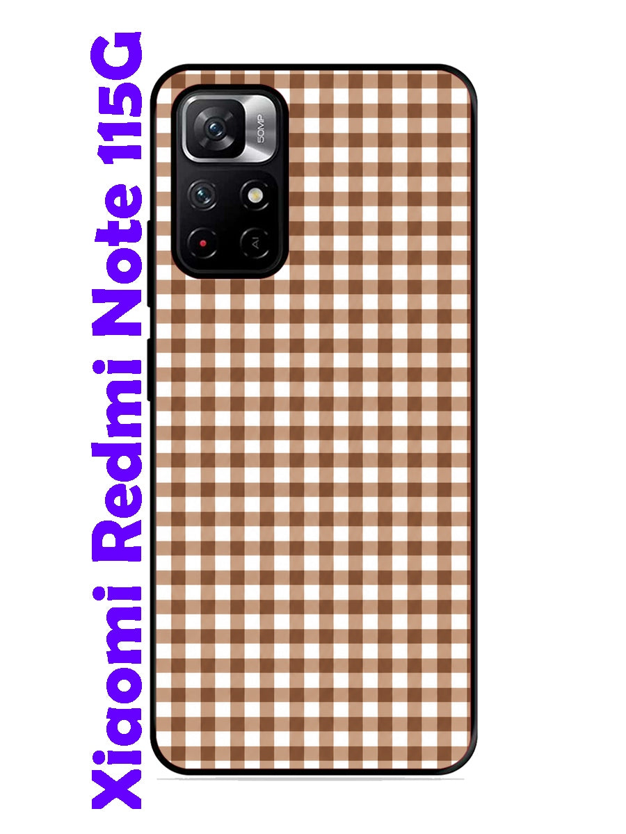 XIAOMI Redmi Note 11 5G Gingham Checks Brown