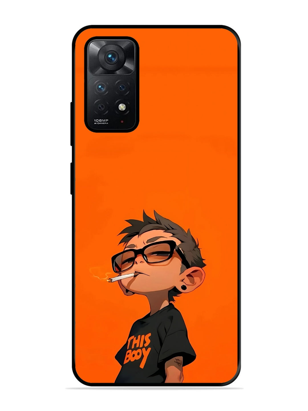 XIAOMI Redmi Note 11 Pro 5G Vibrant Orange Attitude Cartoon