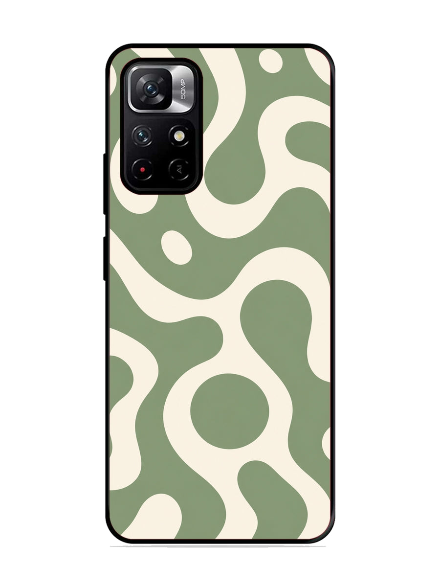XIAOMI Redmi Note 11T 5G Fluid wave pattern Dark Sage Green