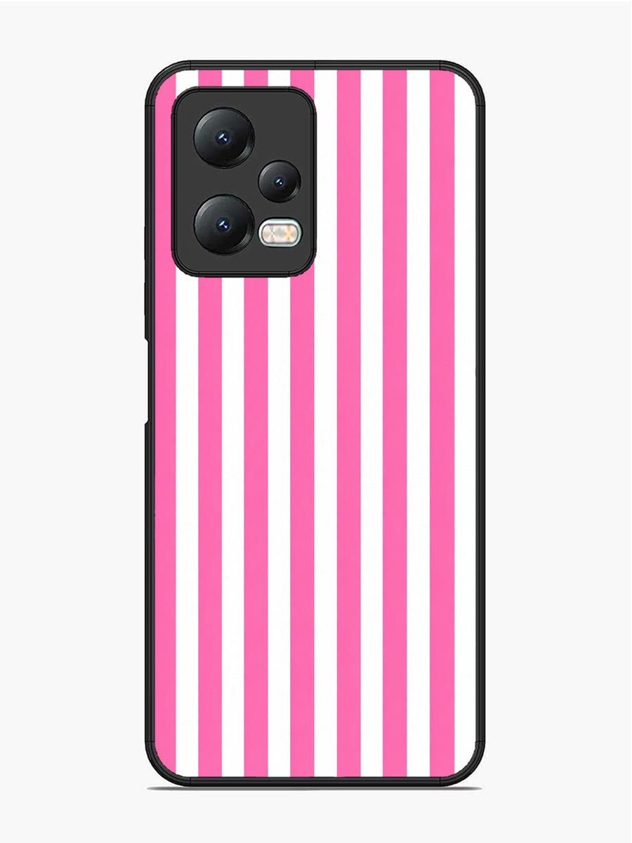 XIAOMI Redmi Note 12 5G Vertical Stripes Hot Pink