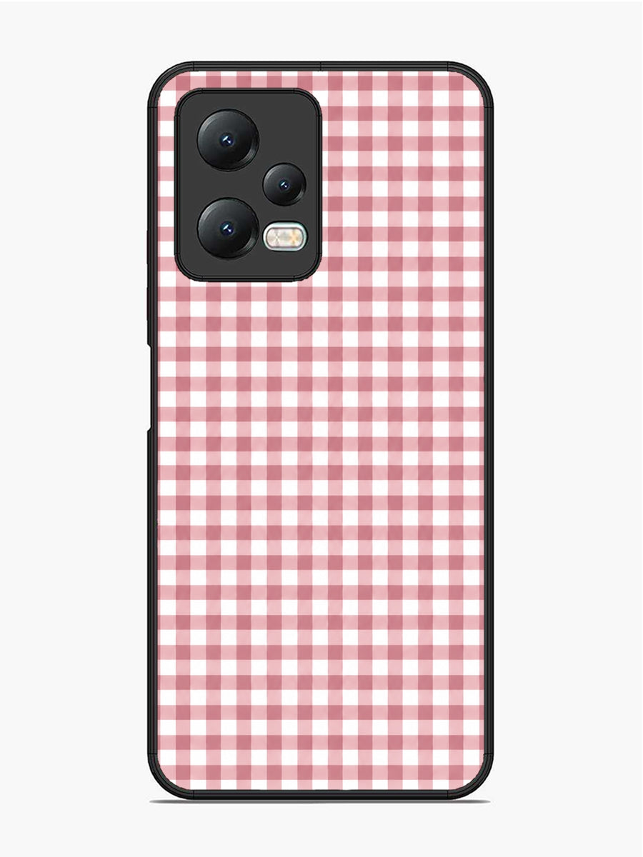 XIAOMI Redmi Note 12 5G Gingham Checks busty rose