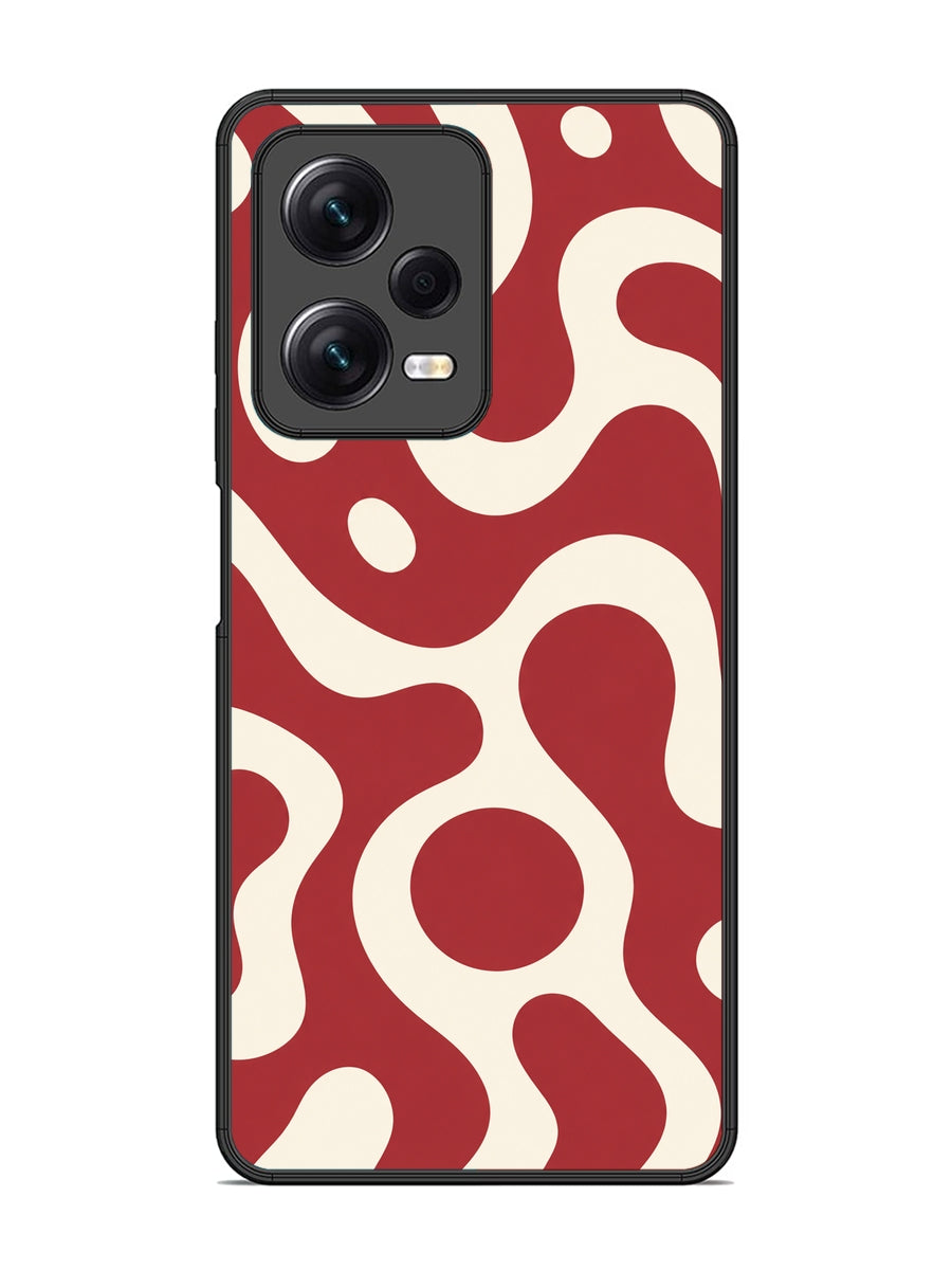 XIAOMI Redmi Note 12 Pro 5G Fluid wave pattern Red