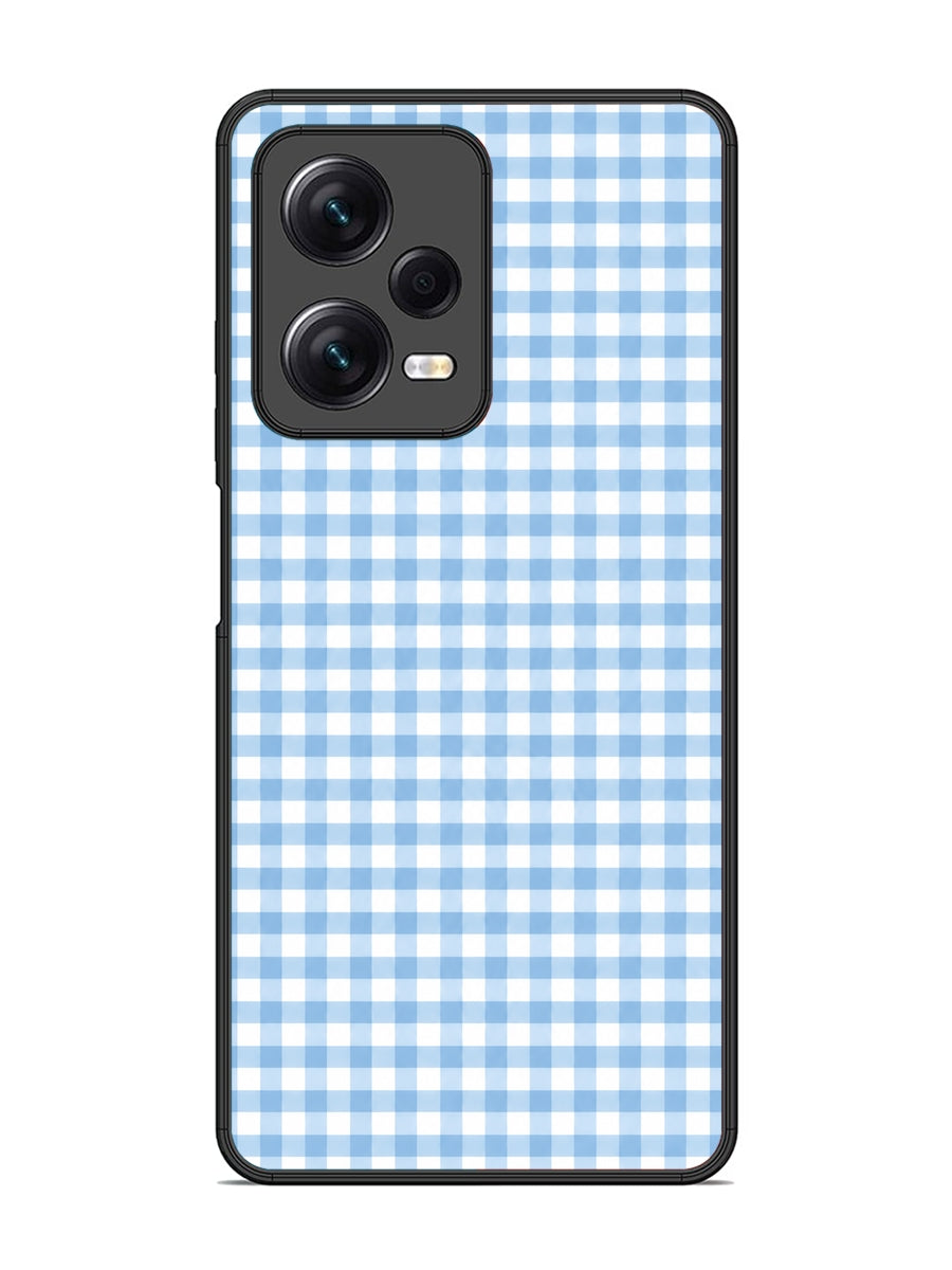 XIAOMI Redmi Note 12 Pro 5G Gingham Checks Sky blue