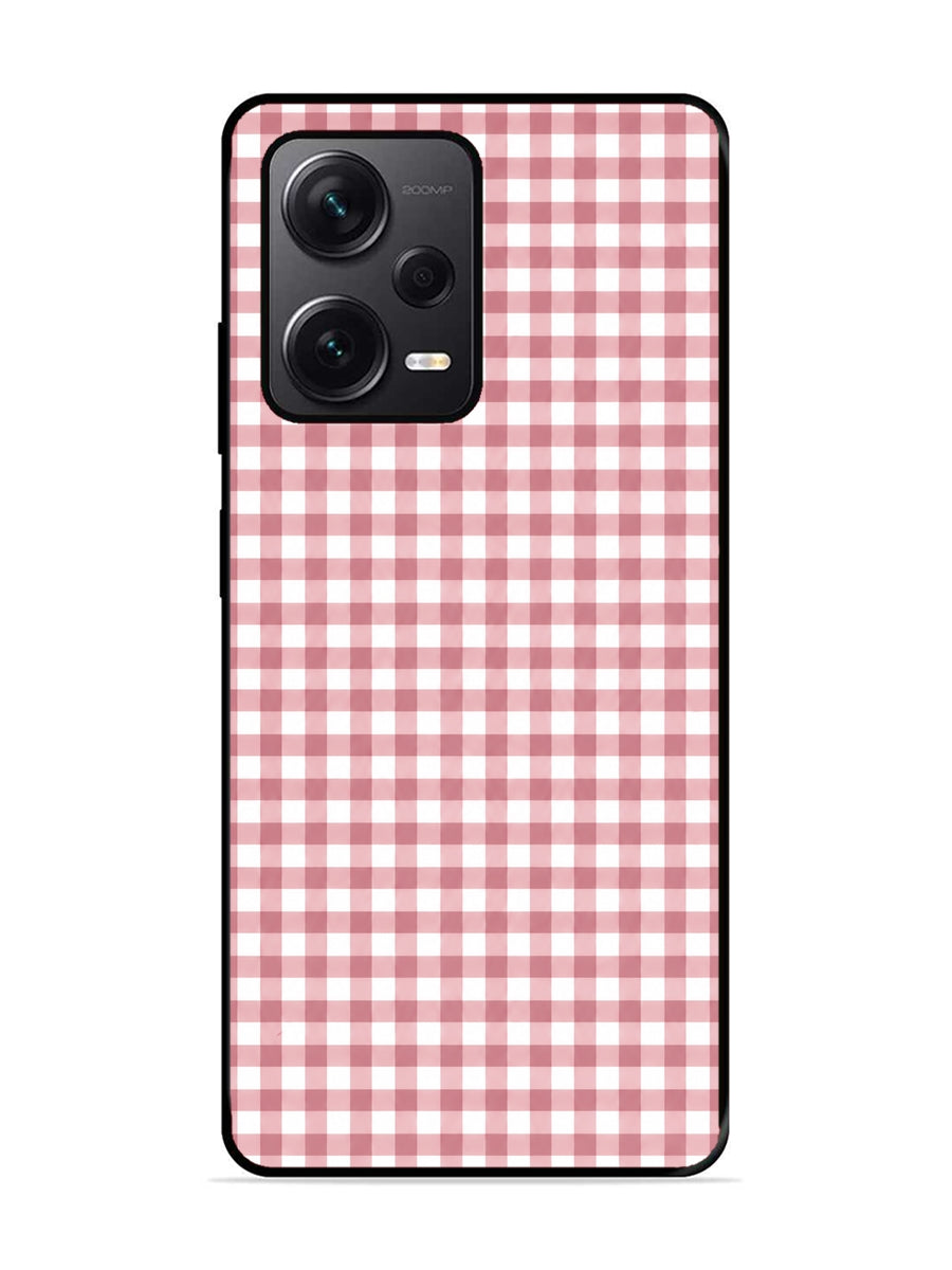 XIAOMI Redmi Note 12 Pro Plus 5G Gingham Checks busty rose