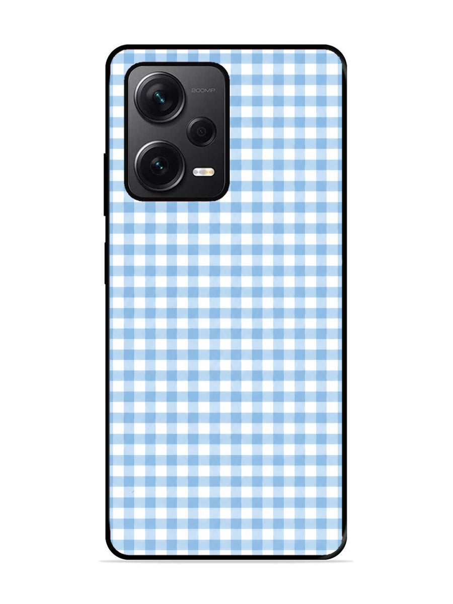 XIAOMI Redmi Note 12 Pro Plus 5G Gingham Checks Sky blue