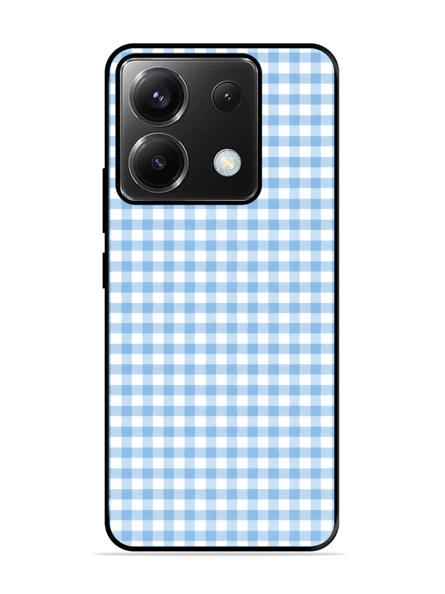 XIAOMI Redmi Note 13 Pro 5G Gingham Checks Sky blue