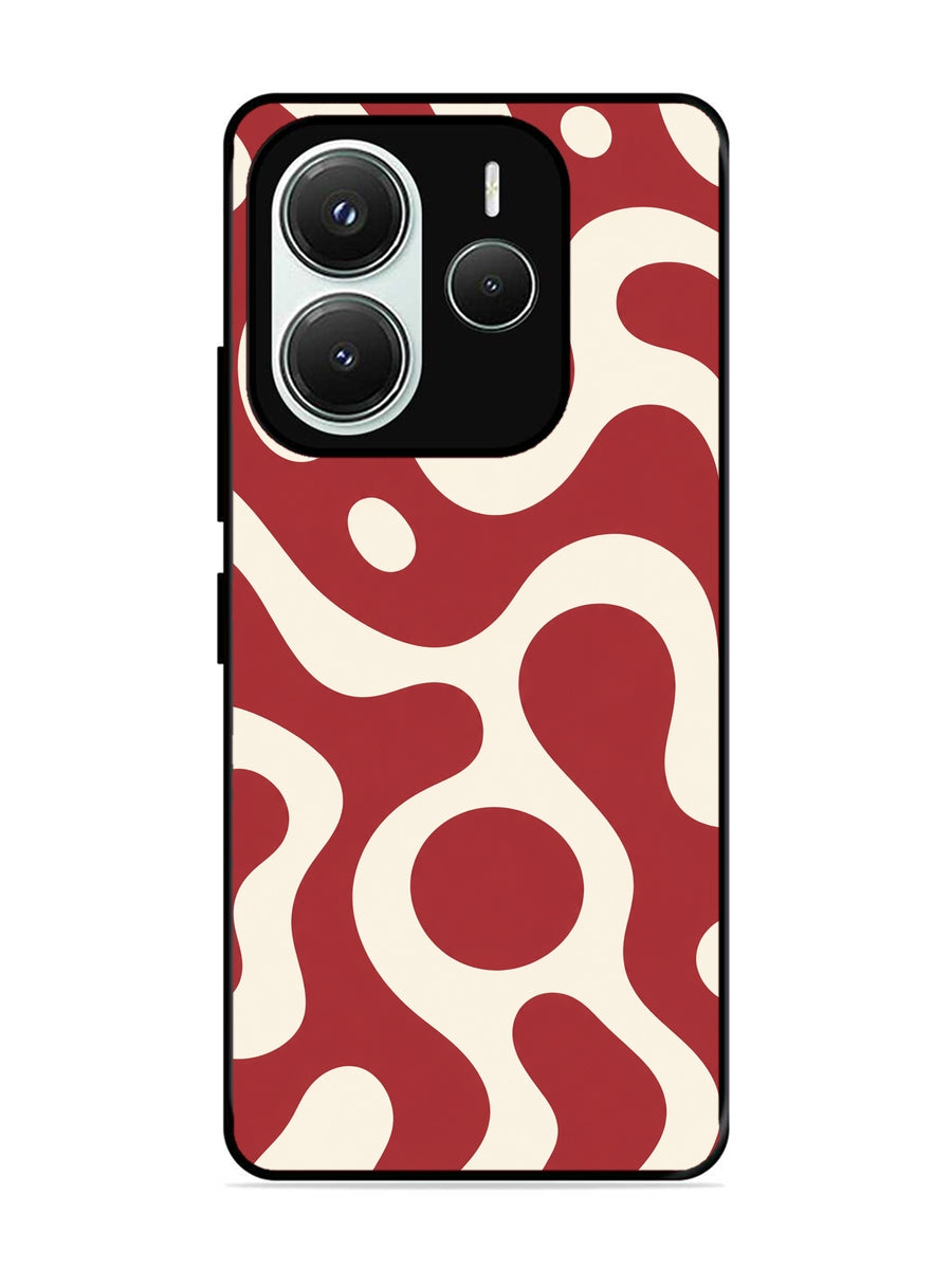 XIAOMI Redmi Note 14 5G Fluid wave pattern Red