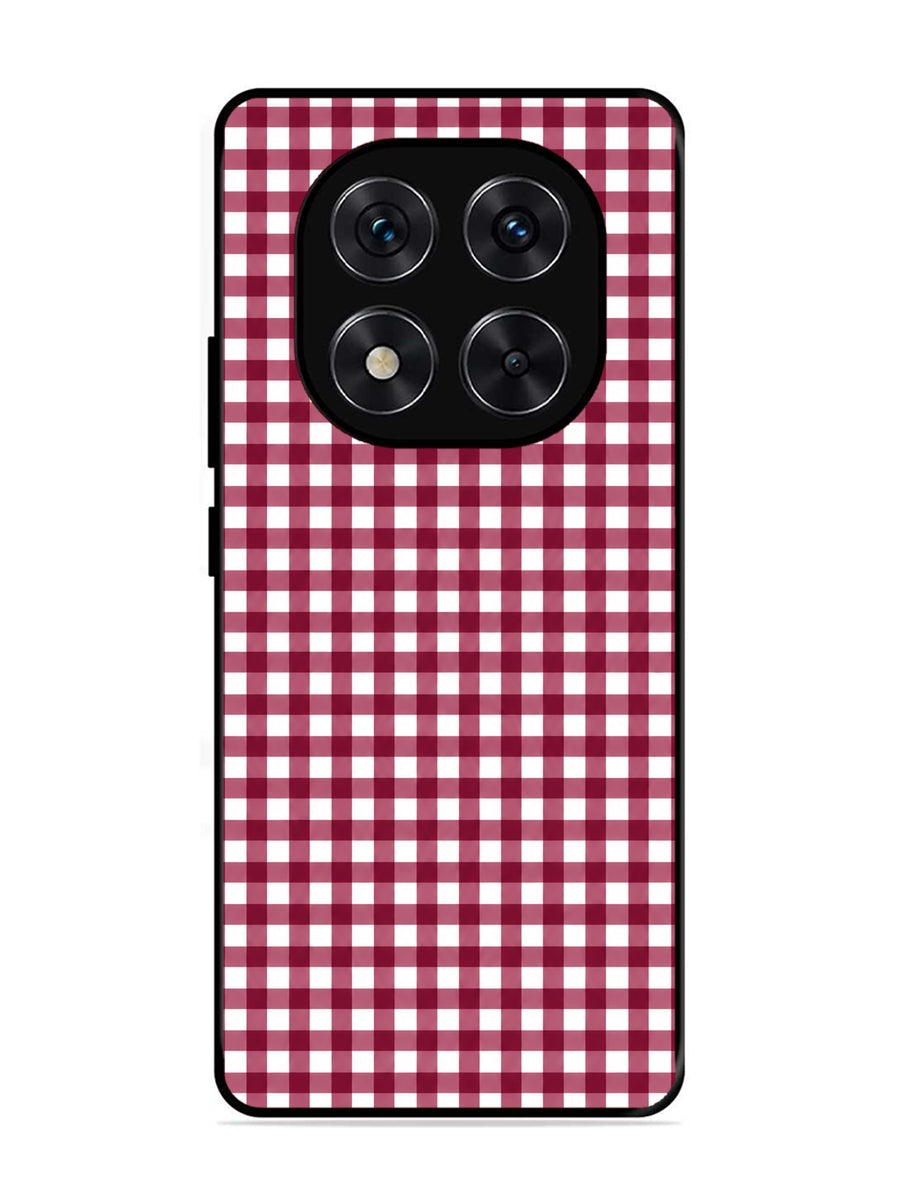 XIAOMI Redmi Note 14 Pro 5G Gingham Checks Wine Red
