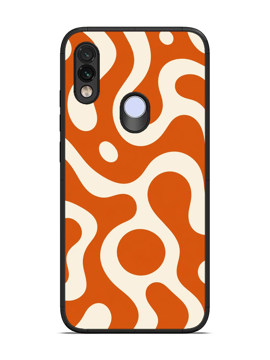 XIAOMI Redmi Note 7 Fluid wave pattern Orange