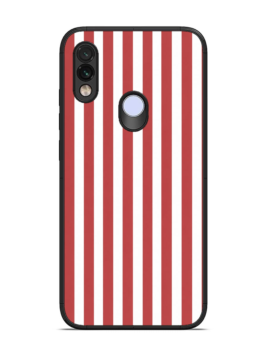 XIAOMI Redmi Note 7 Vertical Stripes Coral Red