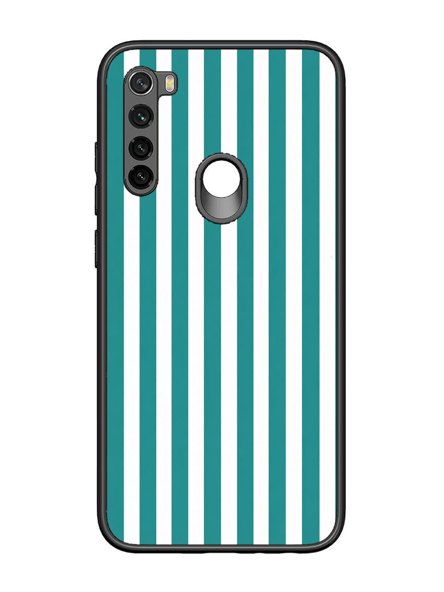 XIAOMI Redmi Note 8 Vertical Stripes Teal Grean