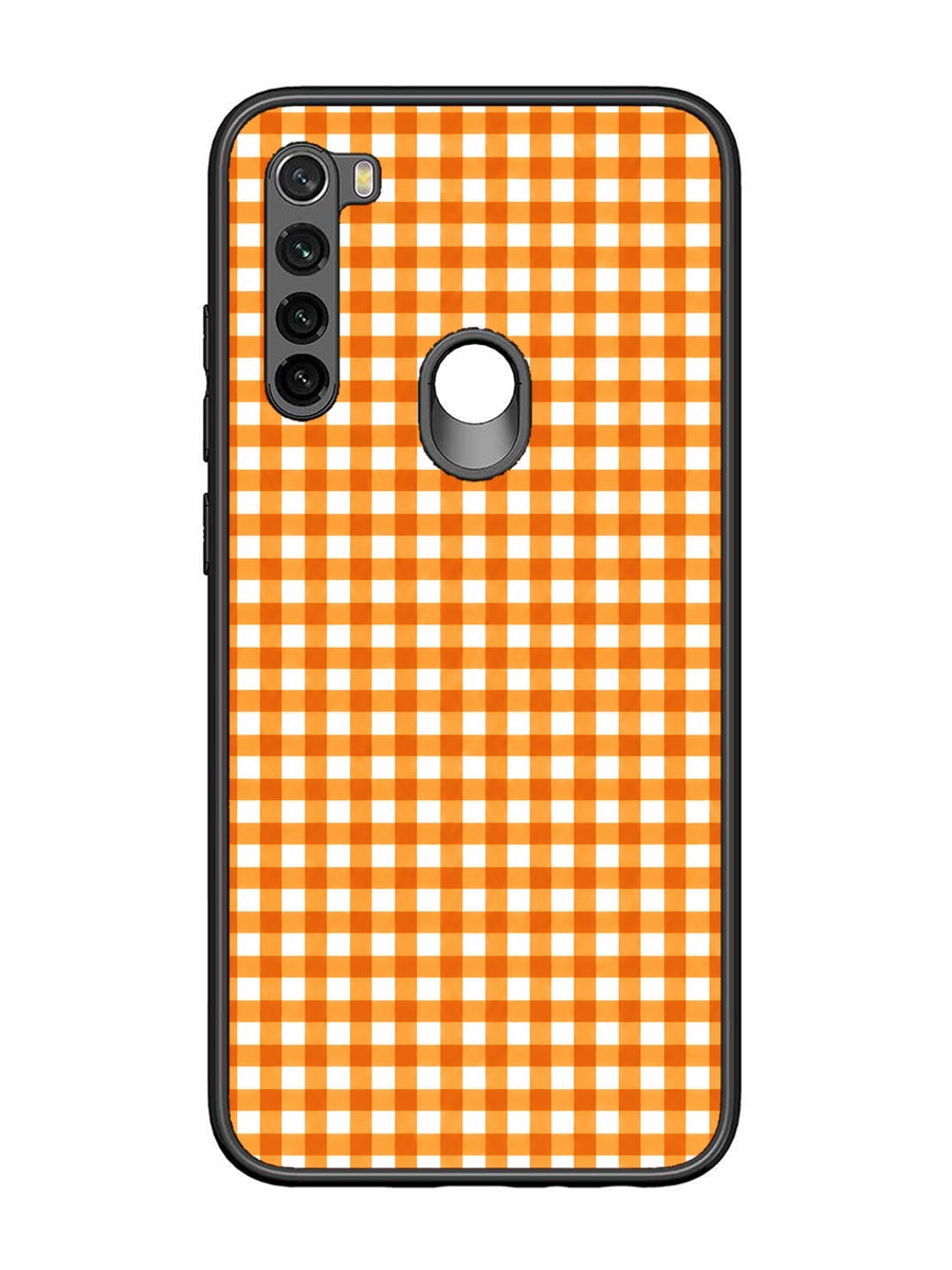 XIAOMI Redmi Note 8 Gingham Checks Orange