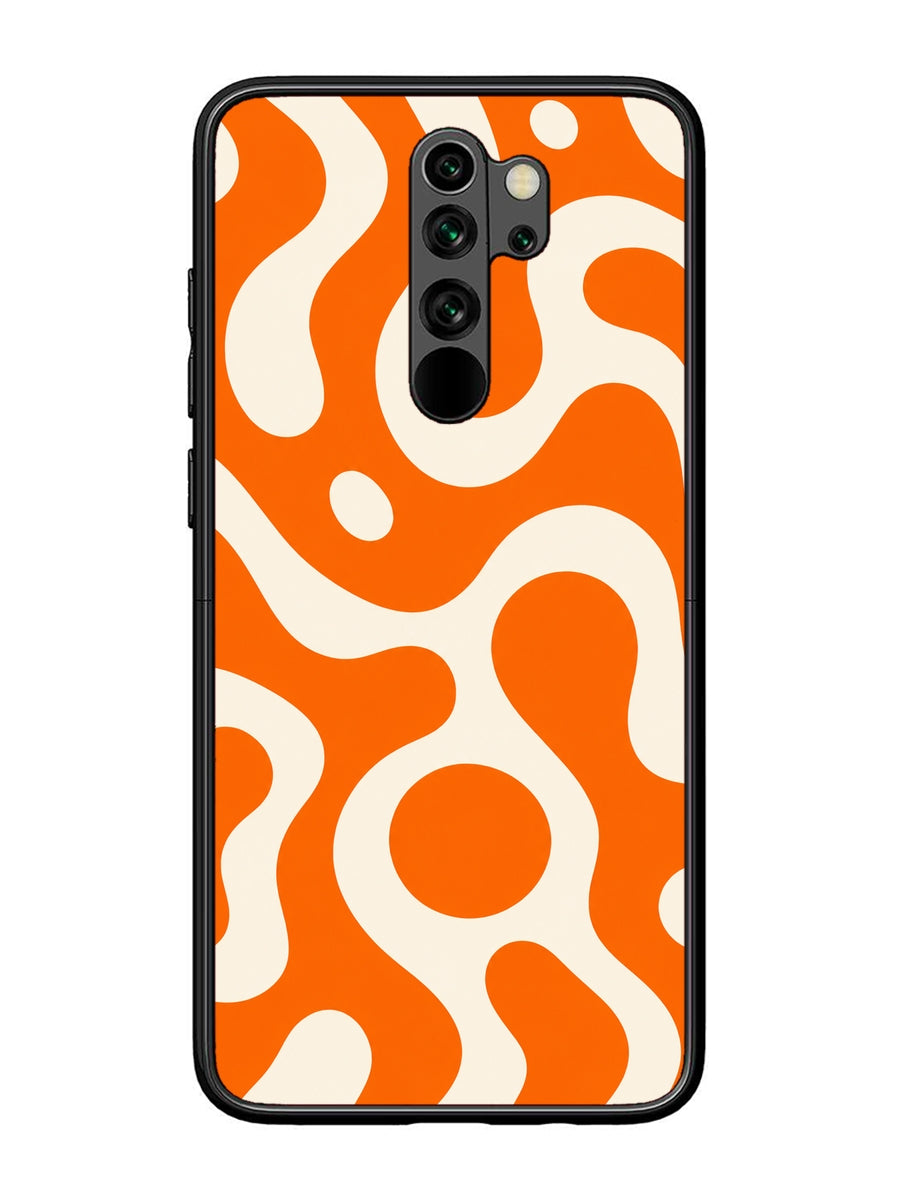 XIAOMI Redmi Note 8 Pro Fluid wave pattern Vivid Orange