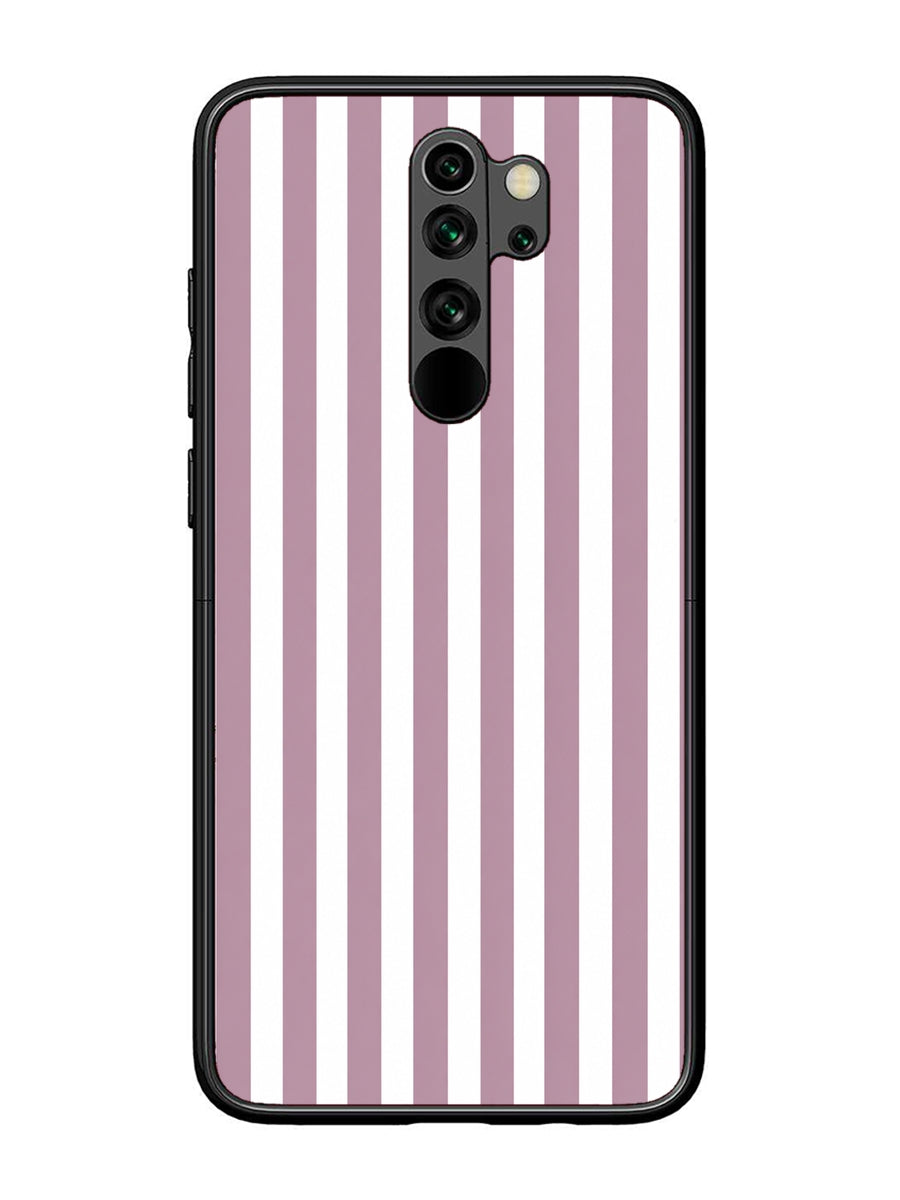 XIAOMI Redmi Note 8 Pro Vertical Stripes Dusty Mauve