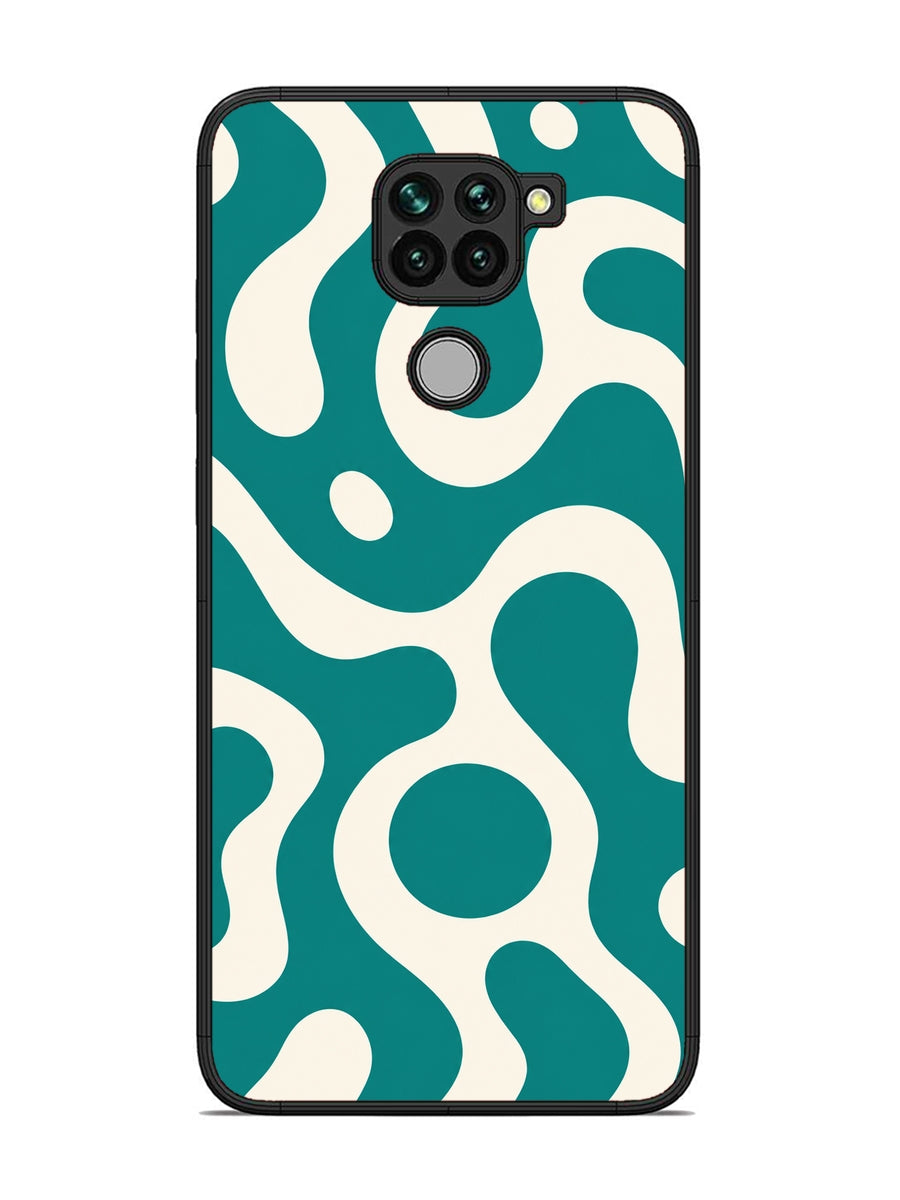 XIAOMI Redmi Note 9 Fluid wave pattern Teal Green