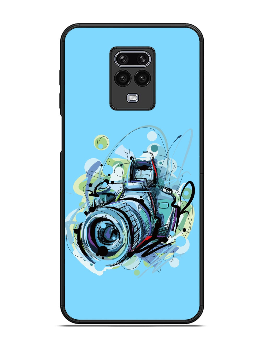 XIAOMI Redmi Note 9 Pro Camera Blue Background