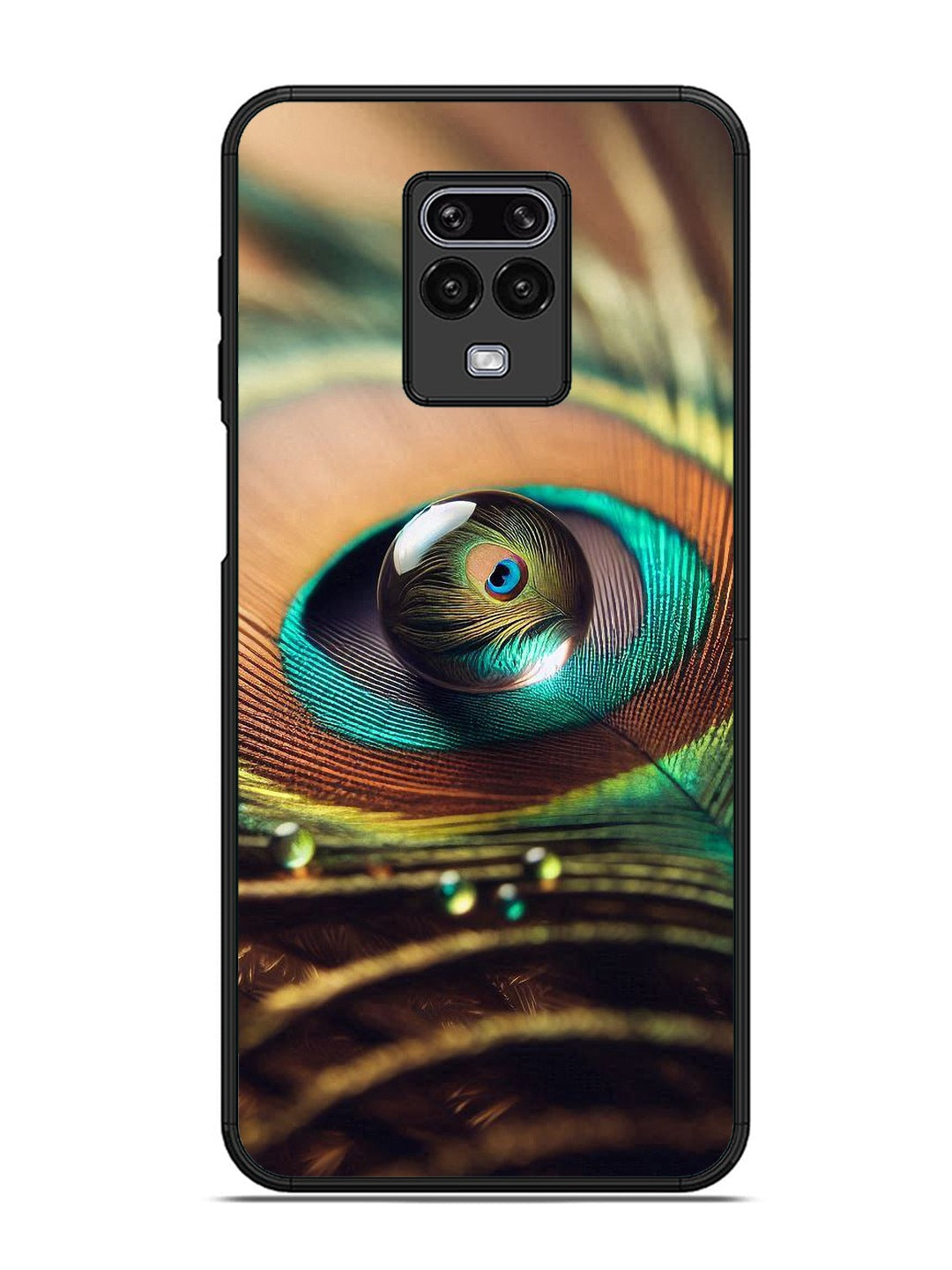 XIAOMI Redmi Note 9 Pro Water Drop On Peacock Feather