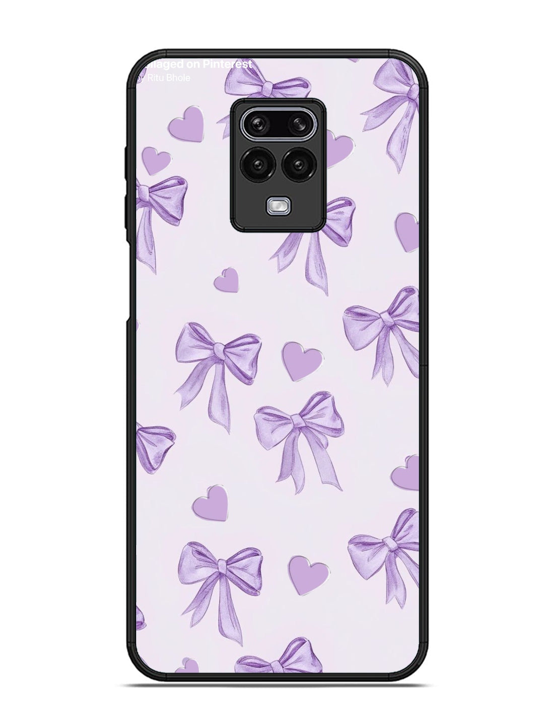 XIAOMI Redmi Note 9 Pro Bow Tie, Purple Hair Band