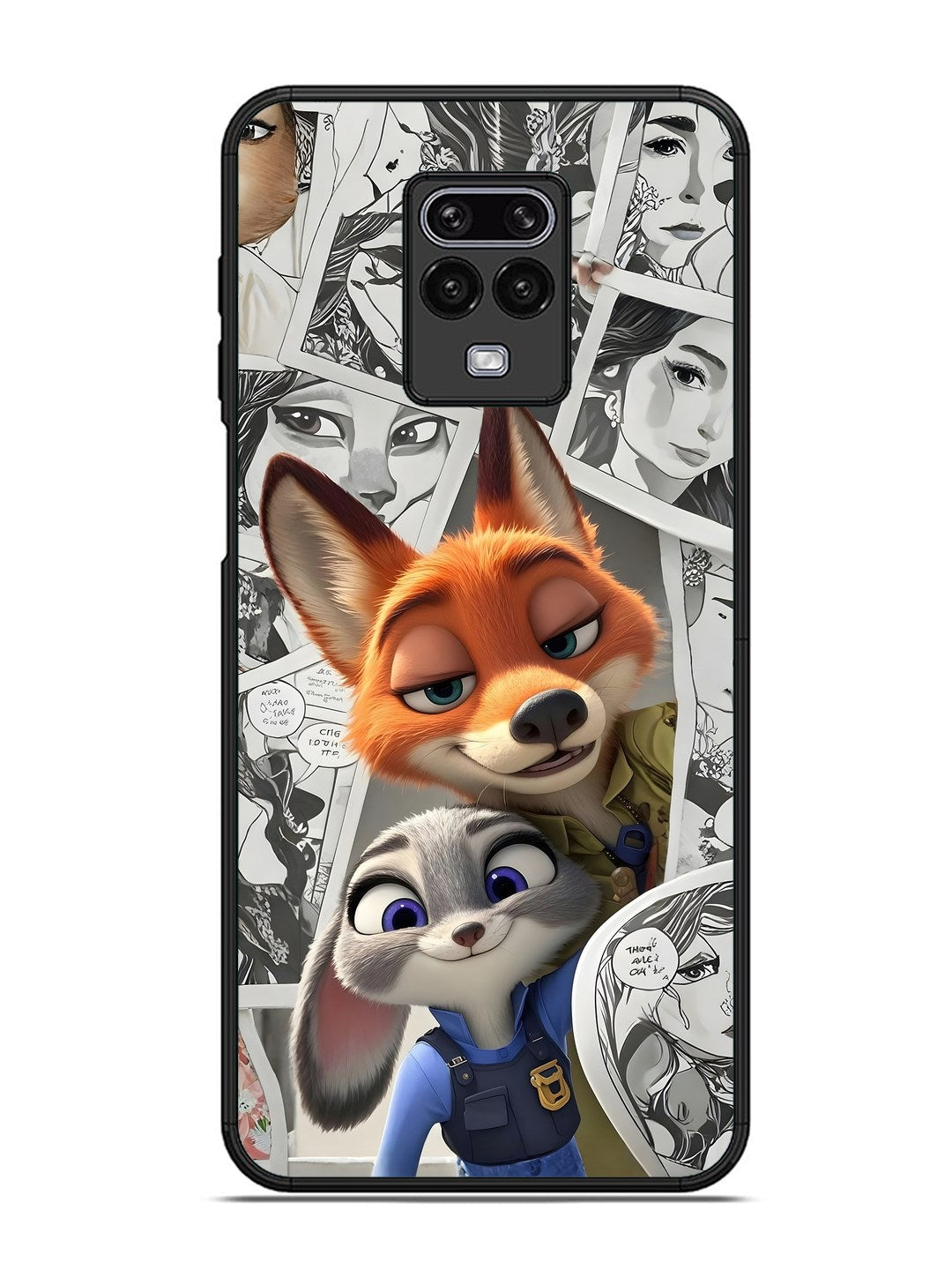 XIAOMI Redmi Note 9 Pro Cute Nick wilde and judy hopps