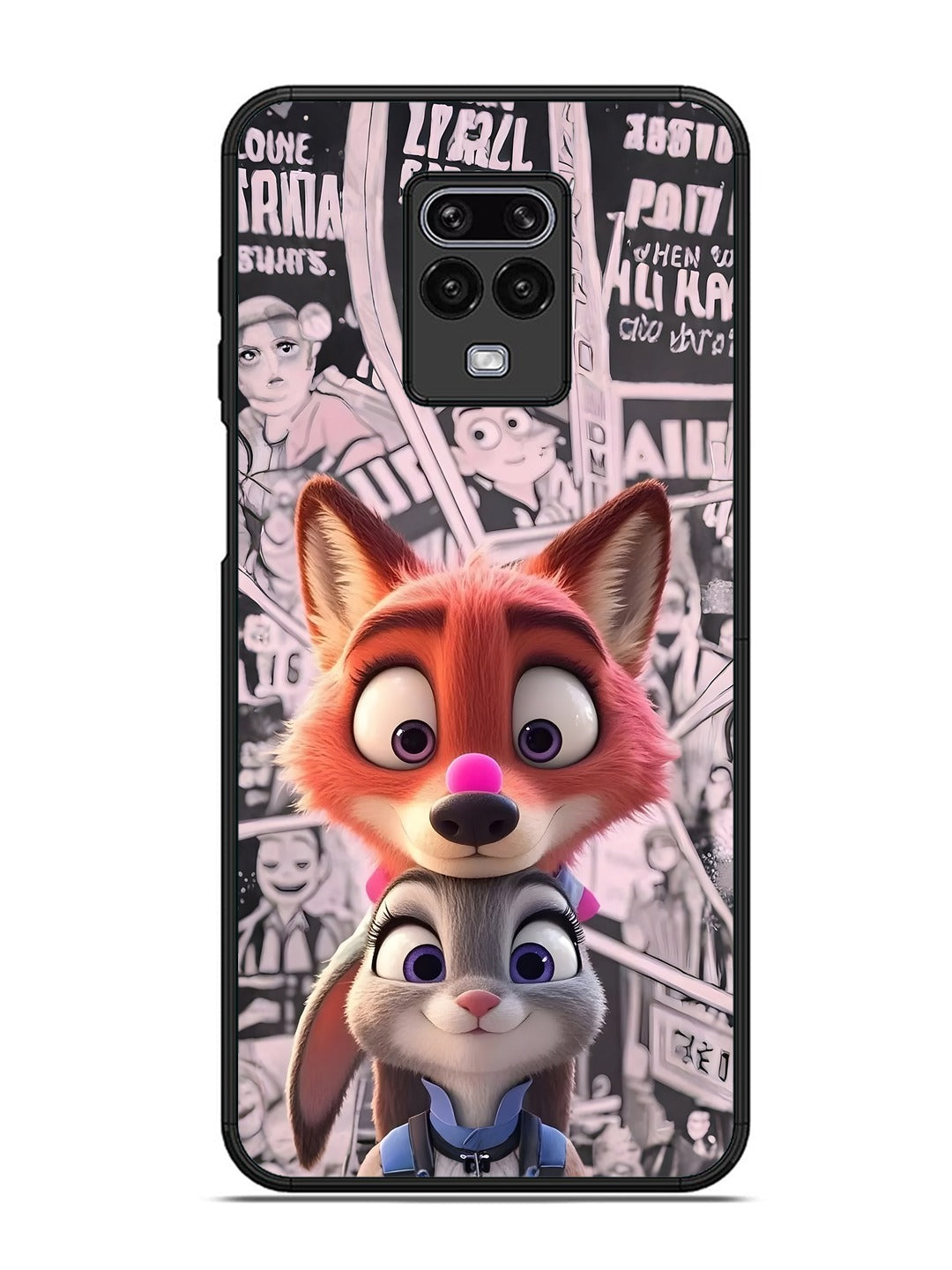 XIAOMI Redmi Note 9 Pro Cute Nick wilde and judy hopps 2
