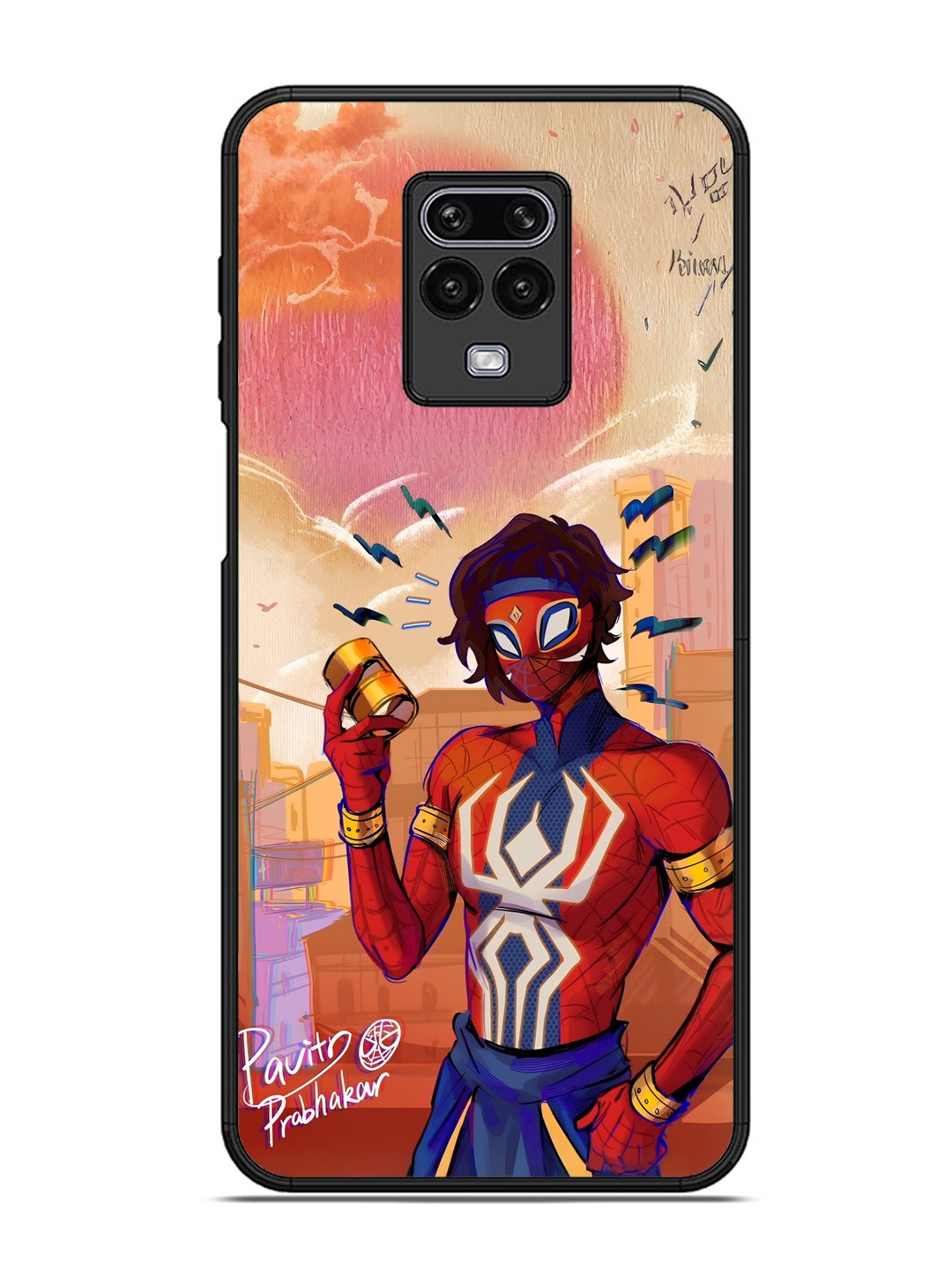 XIAOMI Redmi Note 9 Pro Pavitra Prabhakar Indian Spiderman Posing