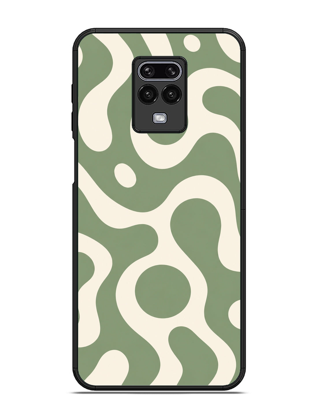 XIAOMI Redmi Note 9 Pro Fluid wave pattern Dark Sage Green